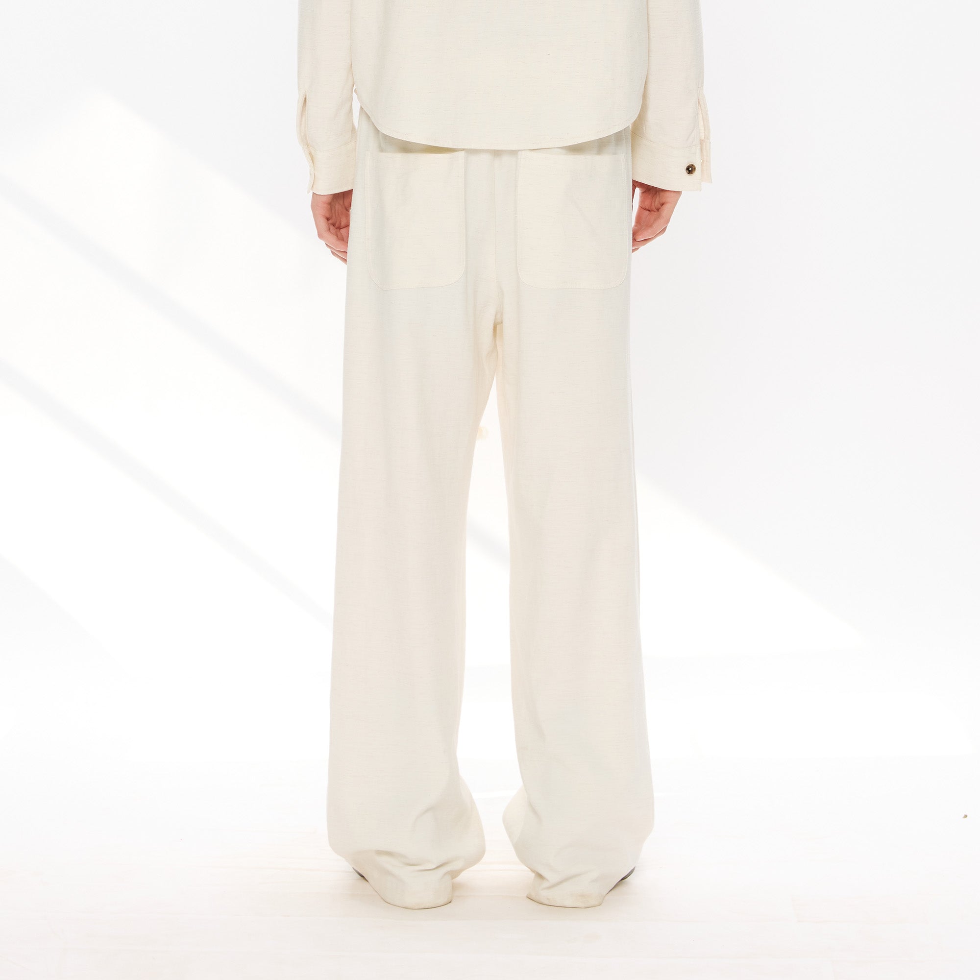 KREATE Tencel-Linen Straight-Leg Pants, premium urban and streetwear designers apparel on PROJECTISR.com, KREATE