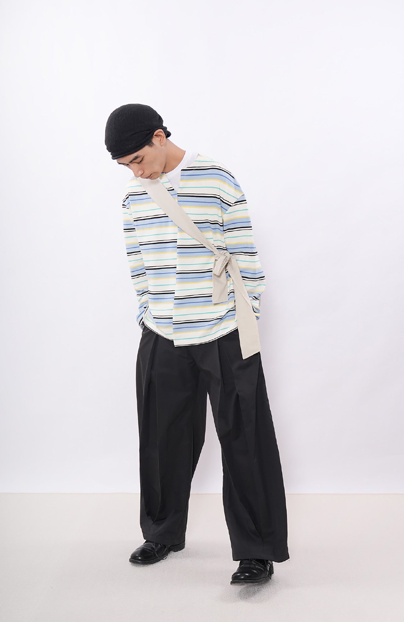 7440 37 1 Asymmetrical Stripe Panel Long Sleeve, premium urban and streetwear designers apparel on PROJECTISR.com, 7440 37 1