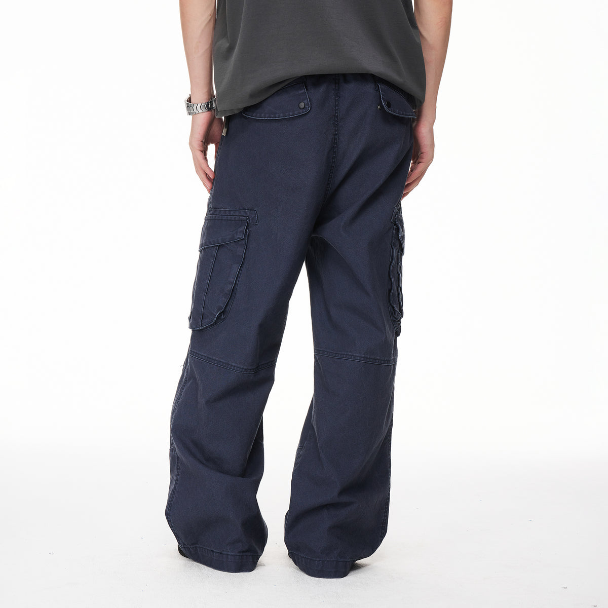 BOTANICA Deconstructed Multi-Pocket Washed Cargo Jeans