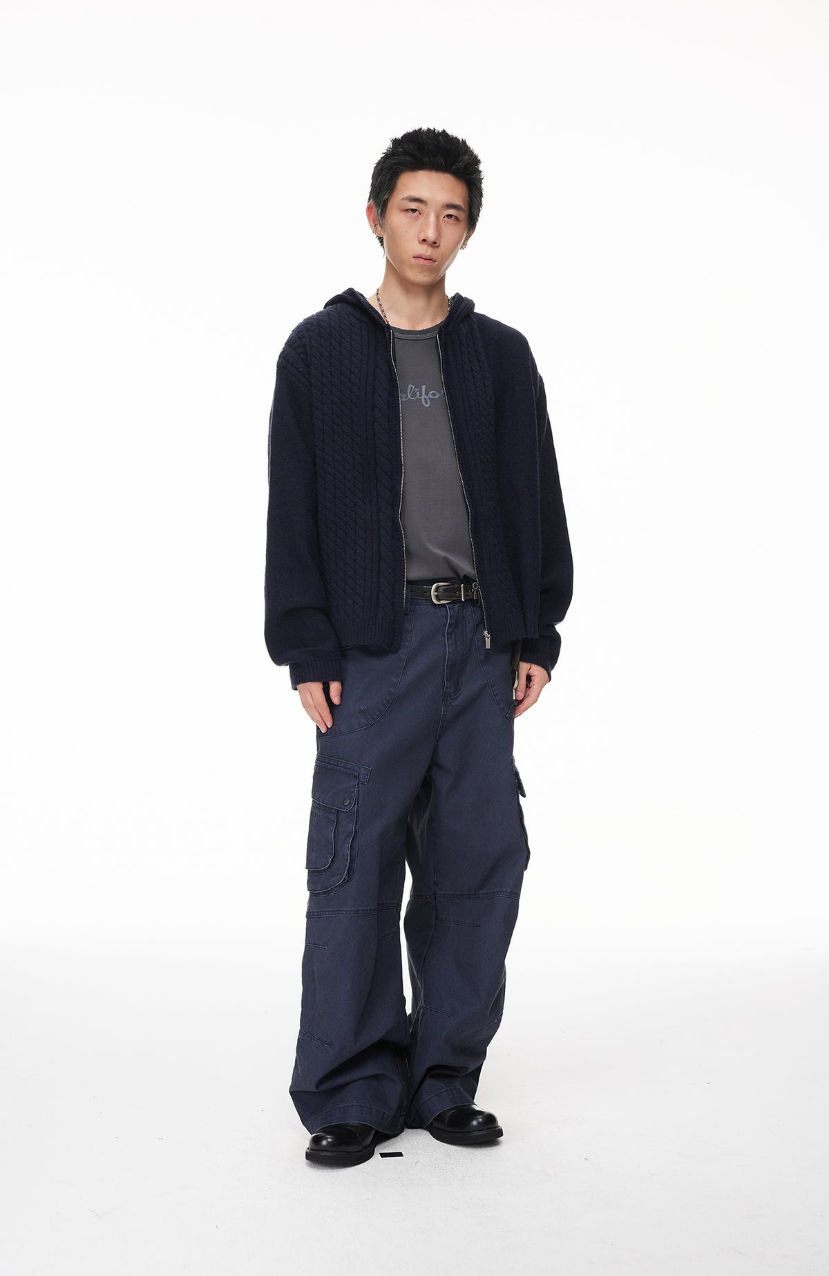 BOTANICA Deconstructed Multi-Pocket Washed Cargo Jeans