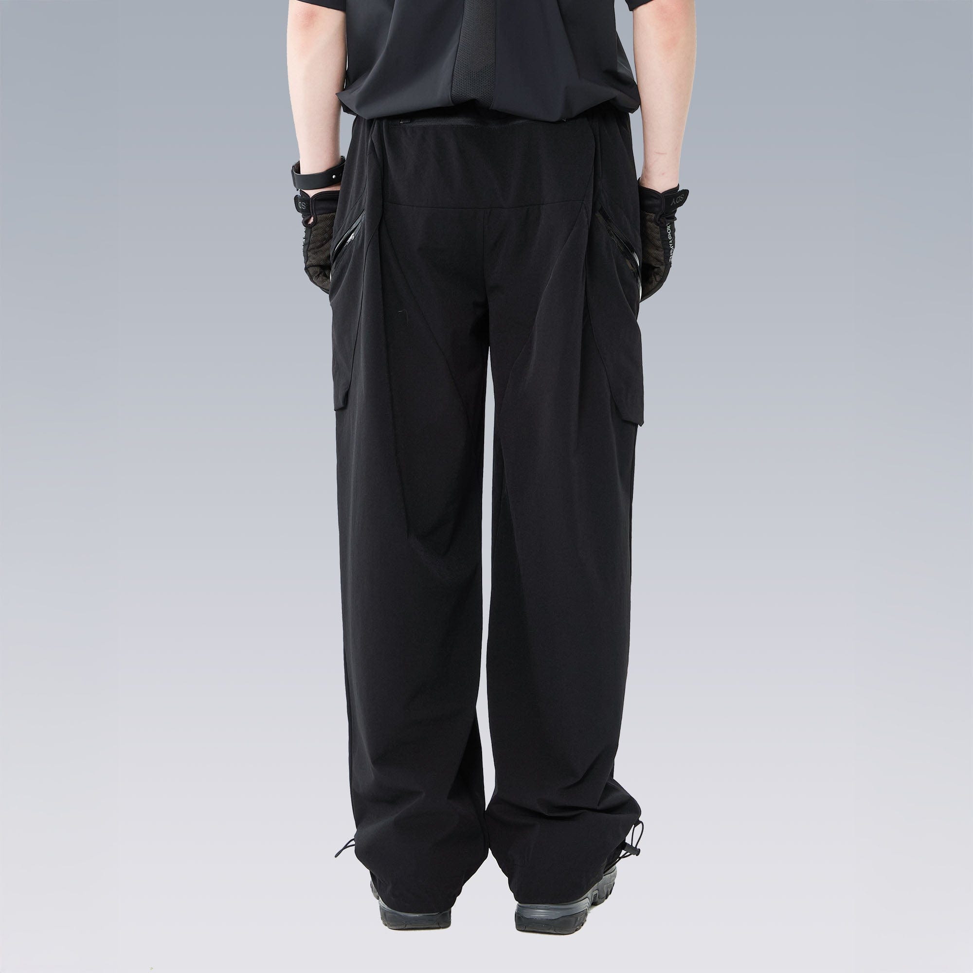 SILENSTORM Drawstring-Hem Webbing Belt Utility Pants, premium urban and streetwear designers apparel on PROJECTISR.com, SILENSTORM