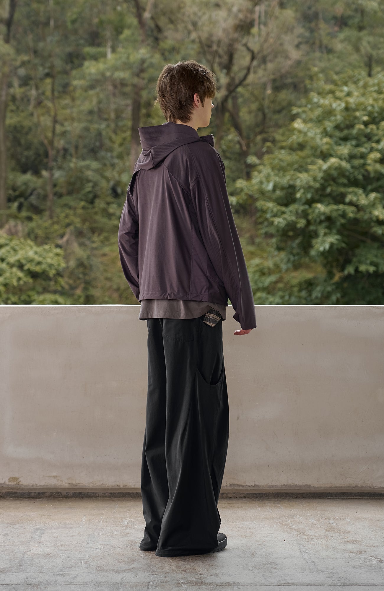 MOITIEDEPETALE Dual-Zip Cooling UV Protection Hooded Jacket