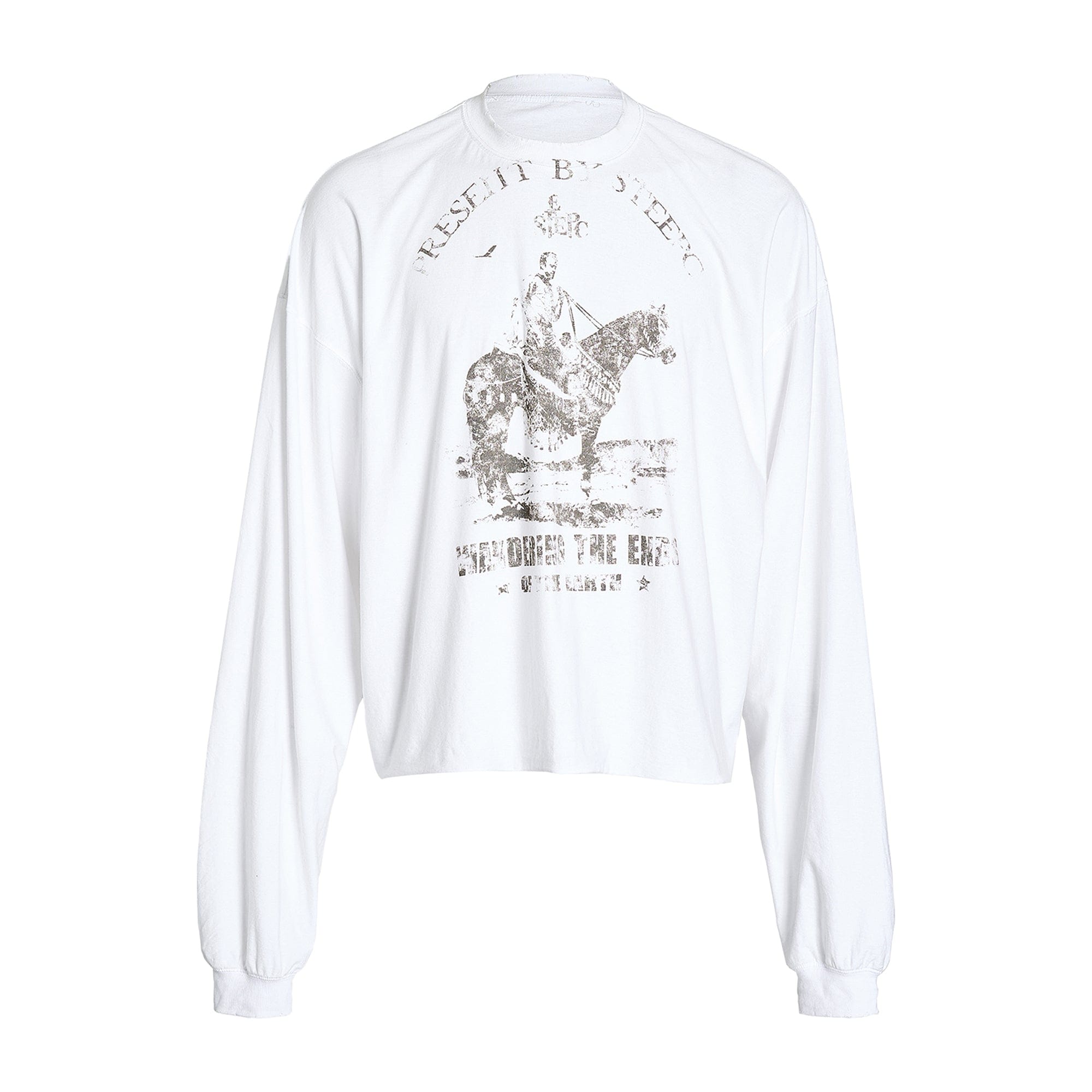 STEEPC Retro Raglan LOGO Long-Sleeve Tee