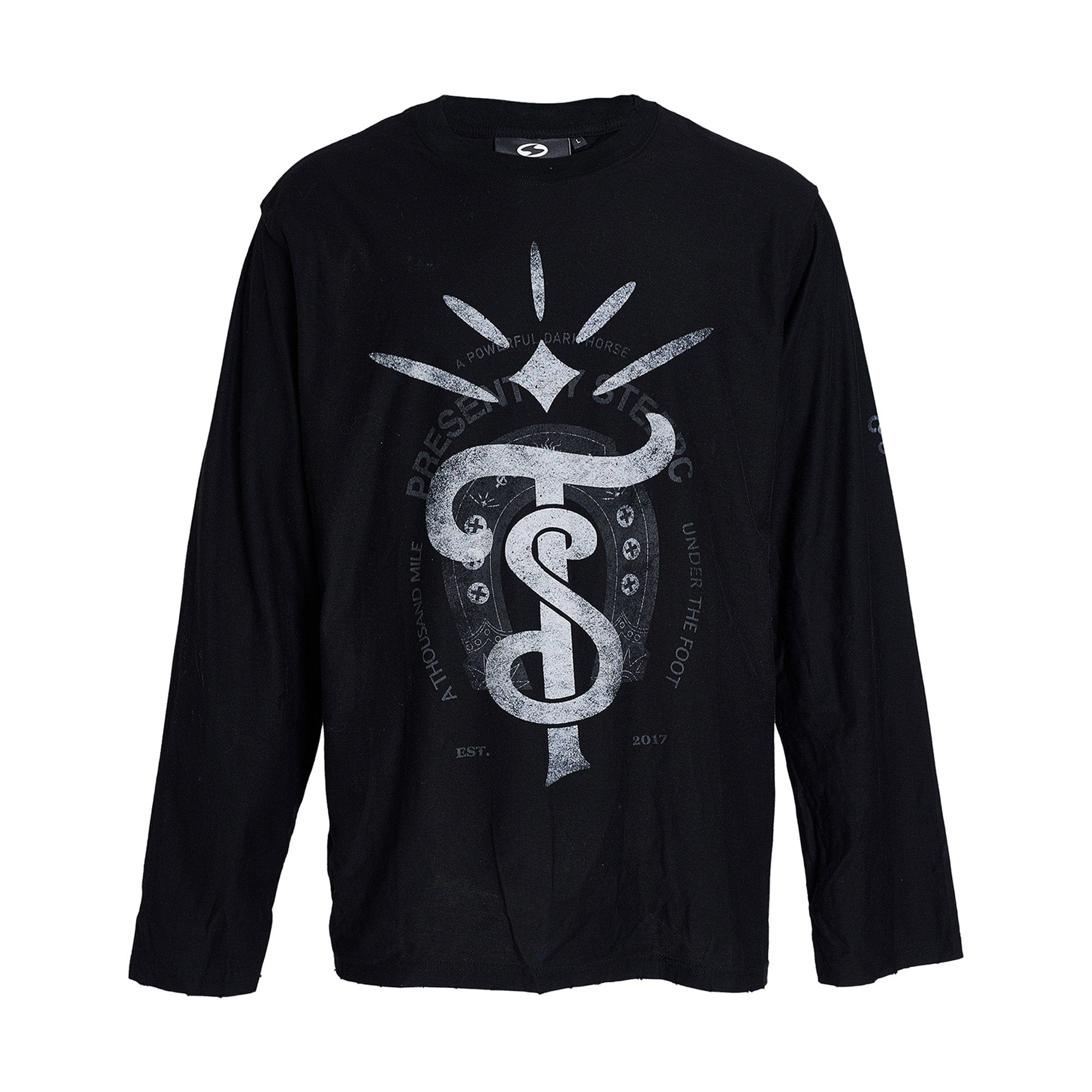 STEEPC Totem Ripped Edge Long-Sleeve Tee