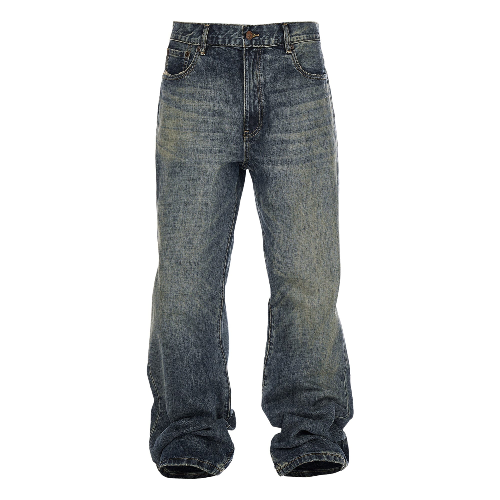 STEEPC The Classic Washed Straight-Leg Jeans