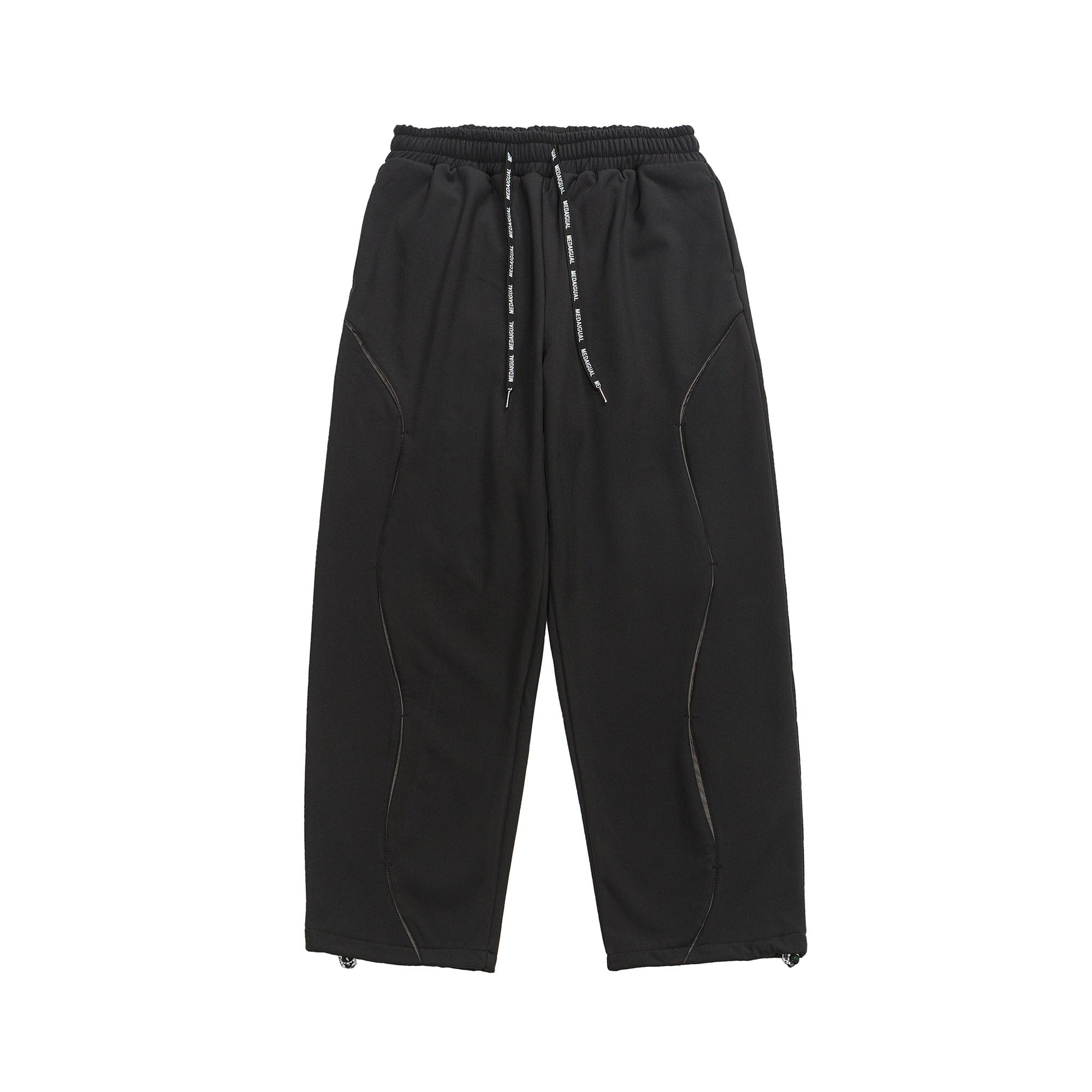ME DA IGUAL Fleece-Lined Paneled Drawstring Pants, premium urban and streetwear designers apparel on PROJECTISR.com, ME DA IGUAL