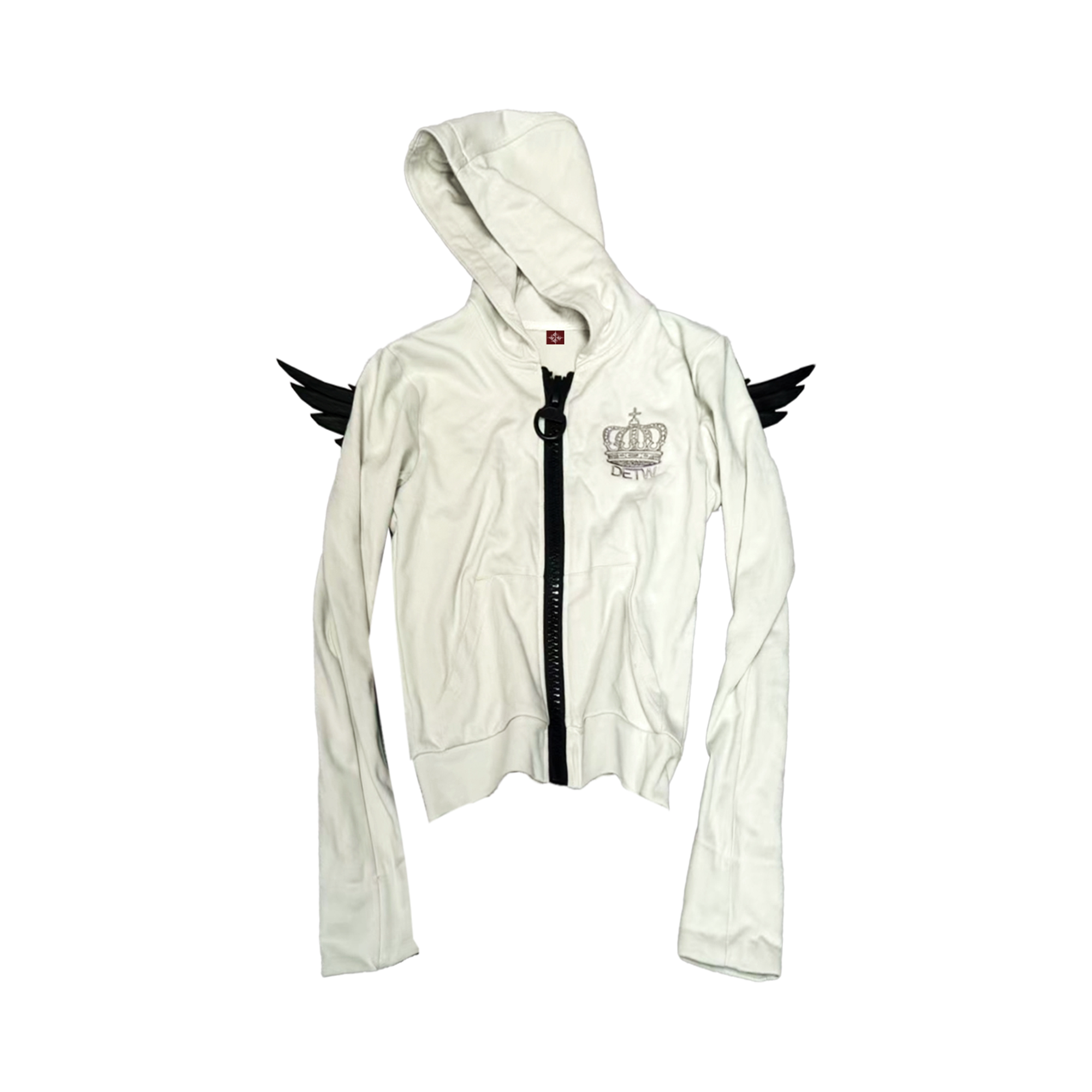 DETW Angel Wing Crown Graphic Hooded Jacket