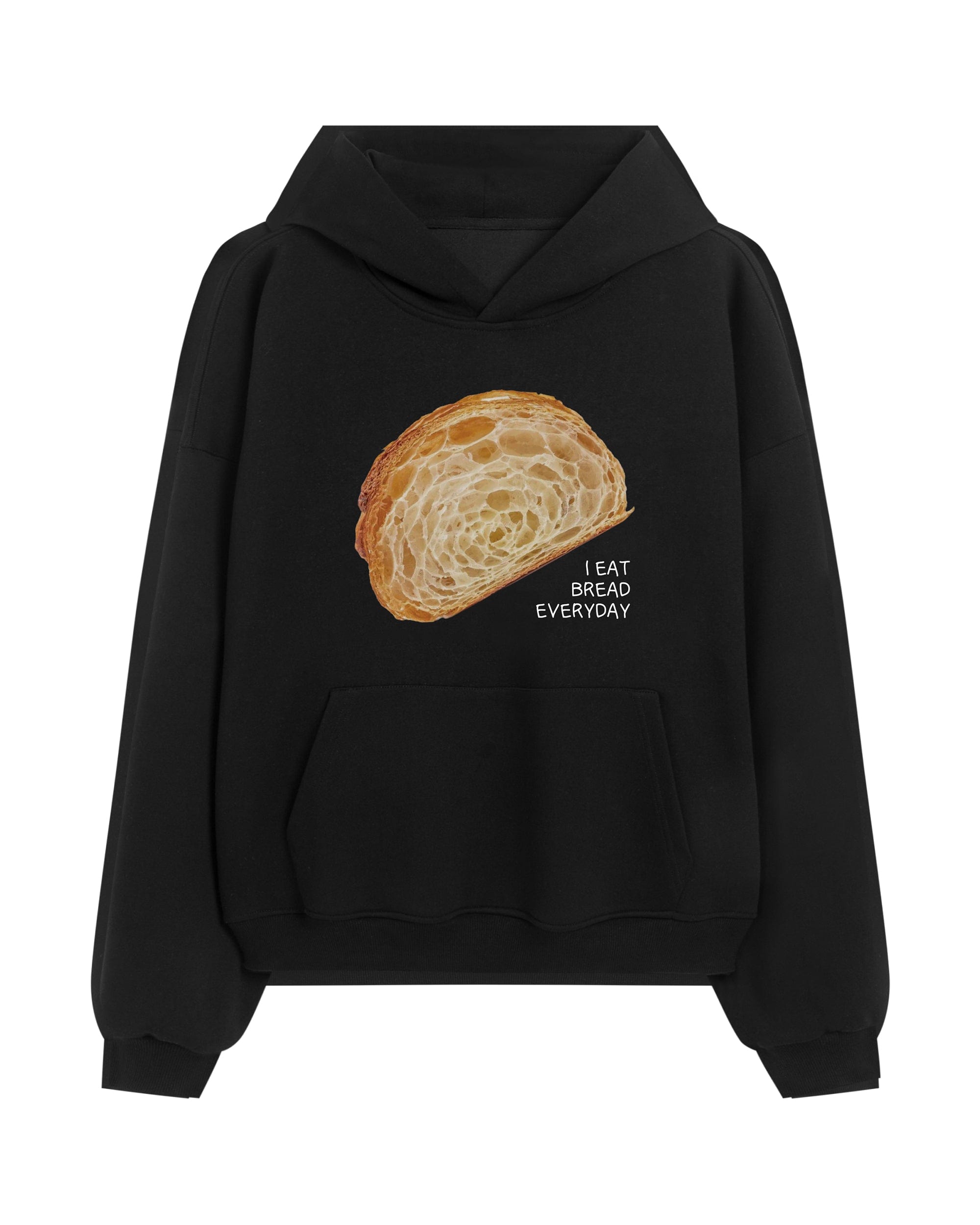 49PERCENT Bread Graphics Hoodie, premium urban and streetwear designers apparel on PROJECTISR.com, 49PERCENT