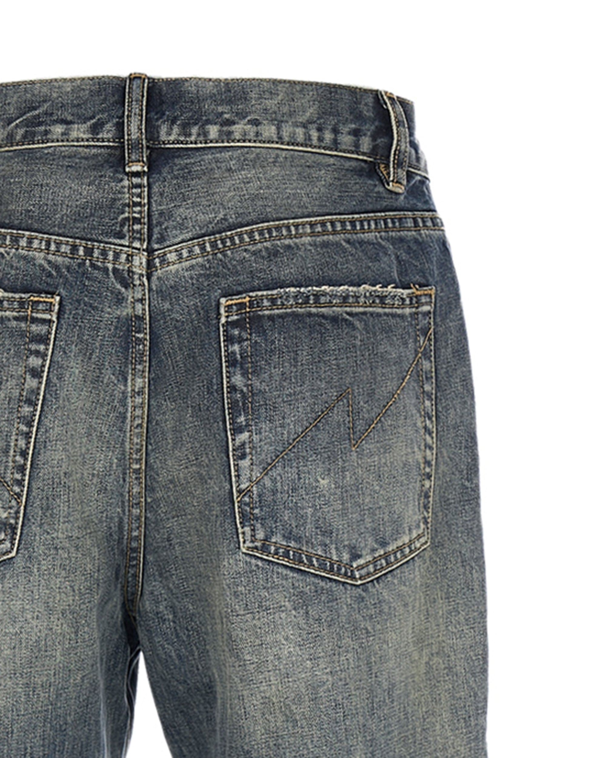 STEEPC The Classic Washed Straight-Leg Jeans