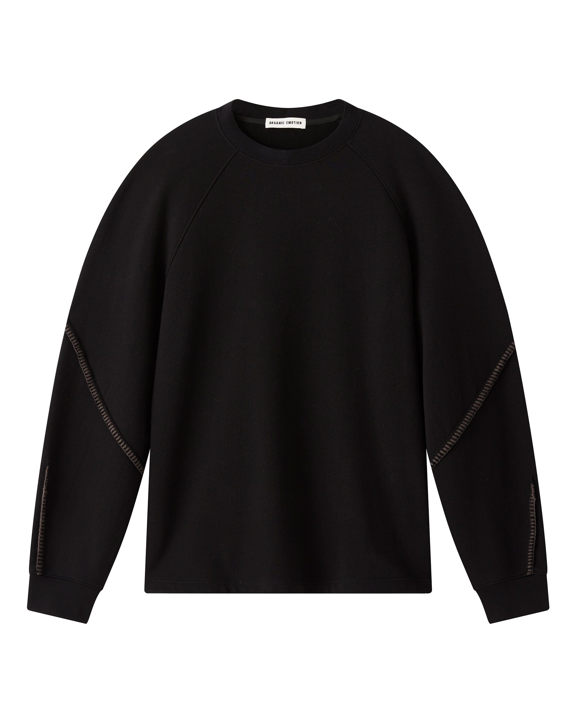 ORGANIC EMOTION Stitched Sleeves Sweatshirt