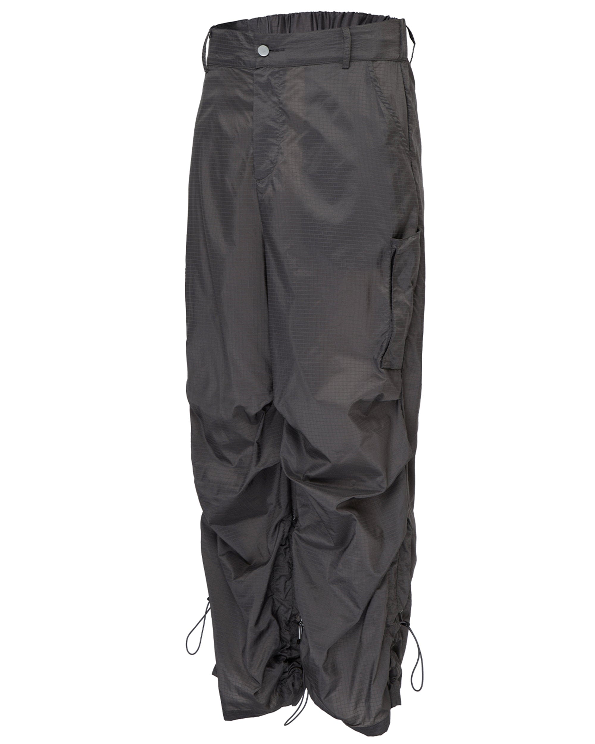 F2CE Multi-Pocket Crinkled Parachute Pants