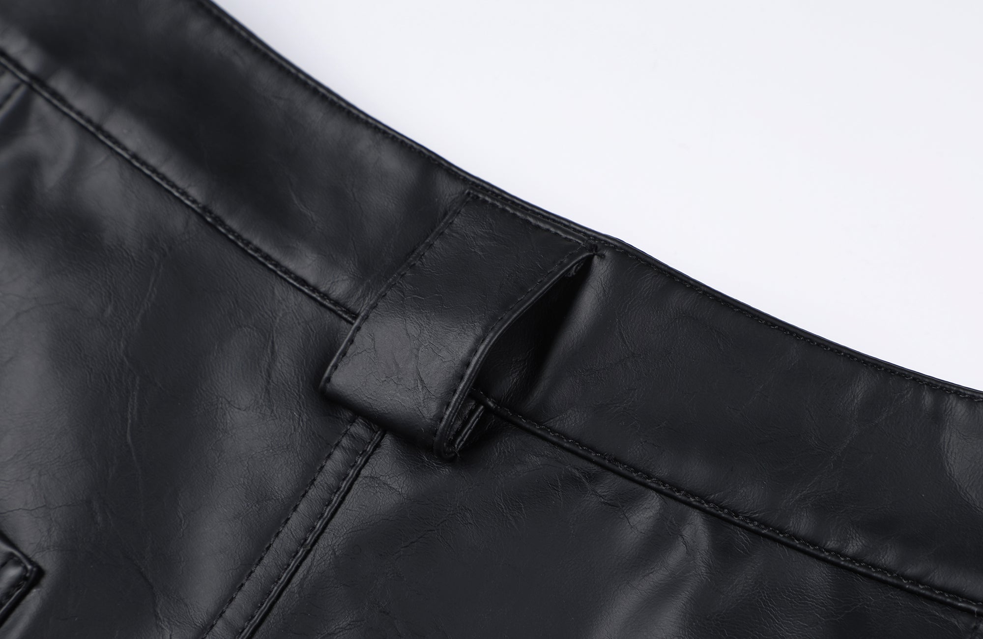 2000RSK Asymmetrical Spliced Sculptural Curved Trousers
