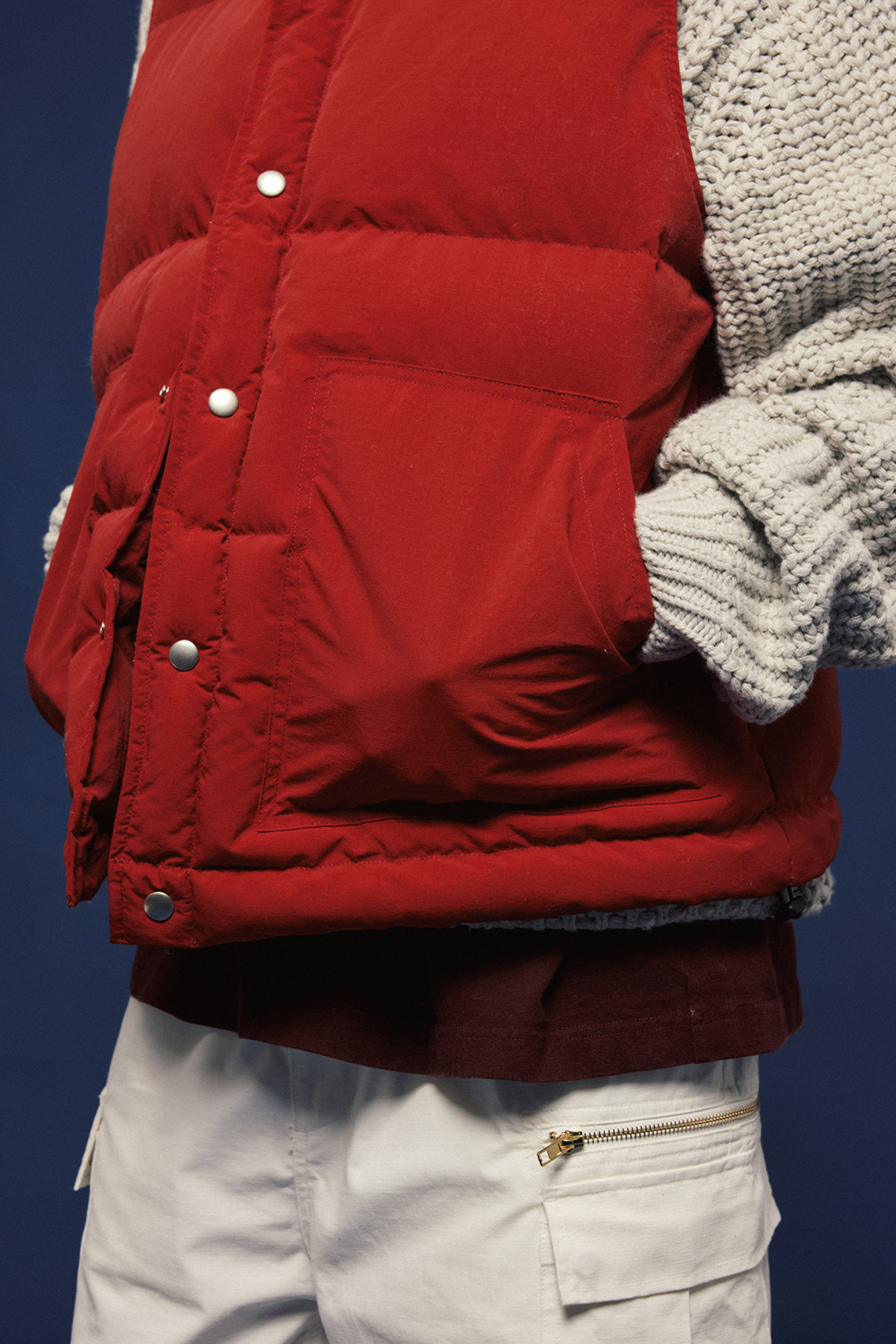 BANANA CLUB Essential Snap Down Vest