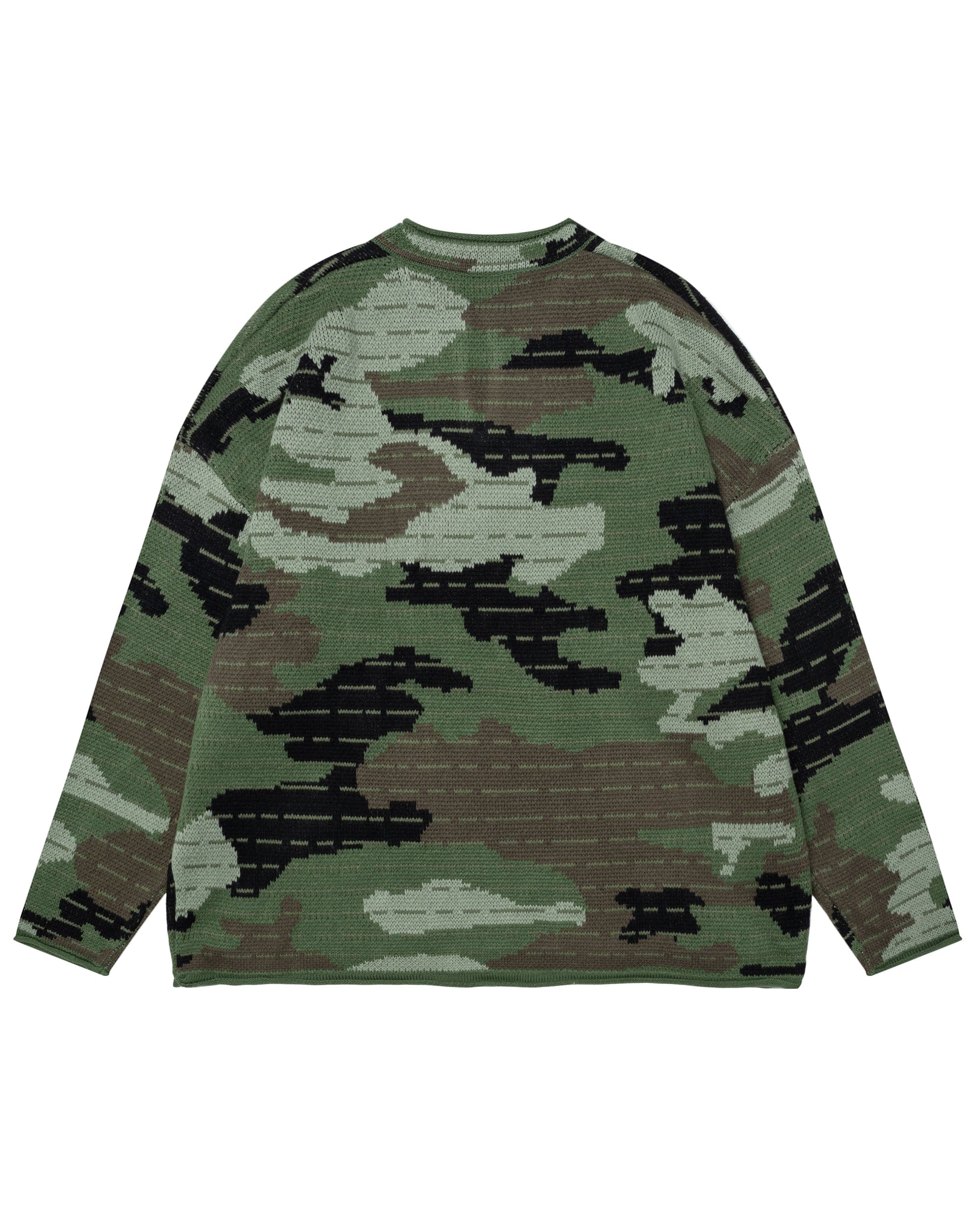 OVDY Modern Camo Stripe V-Neck Sweater