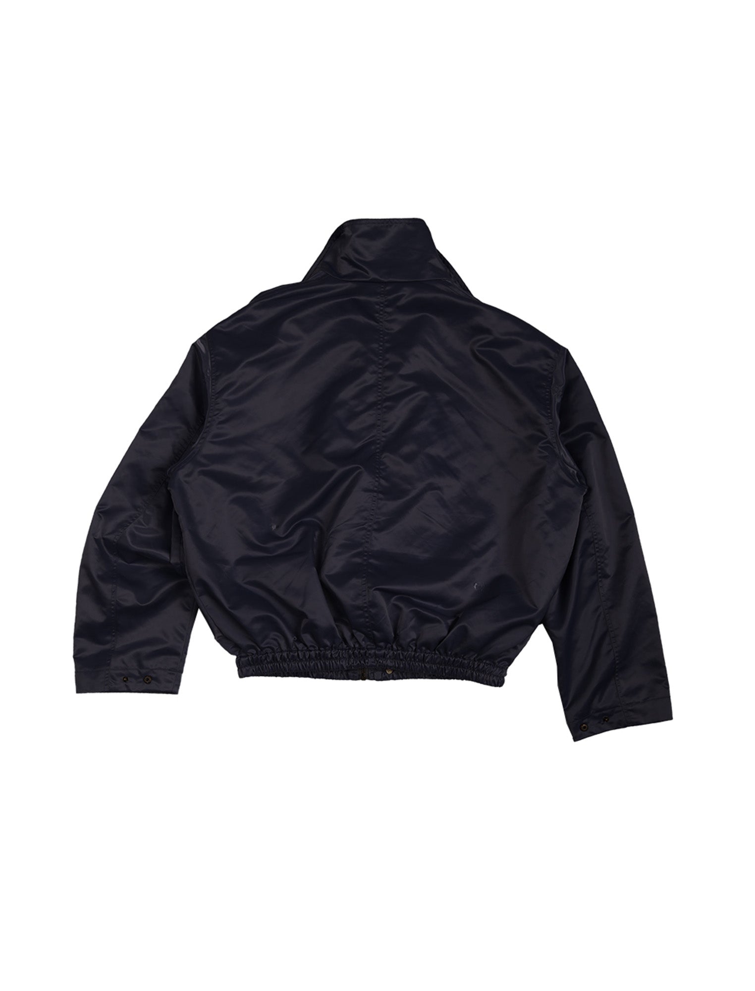 TRECLUB Retro Satin Badge-Patch Blouson, premium urban and streetwear designers apparel on PROJECTISR.com, TRECLUB