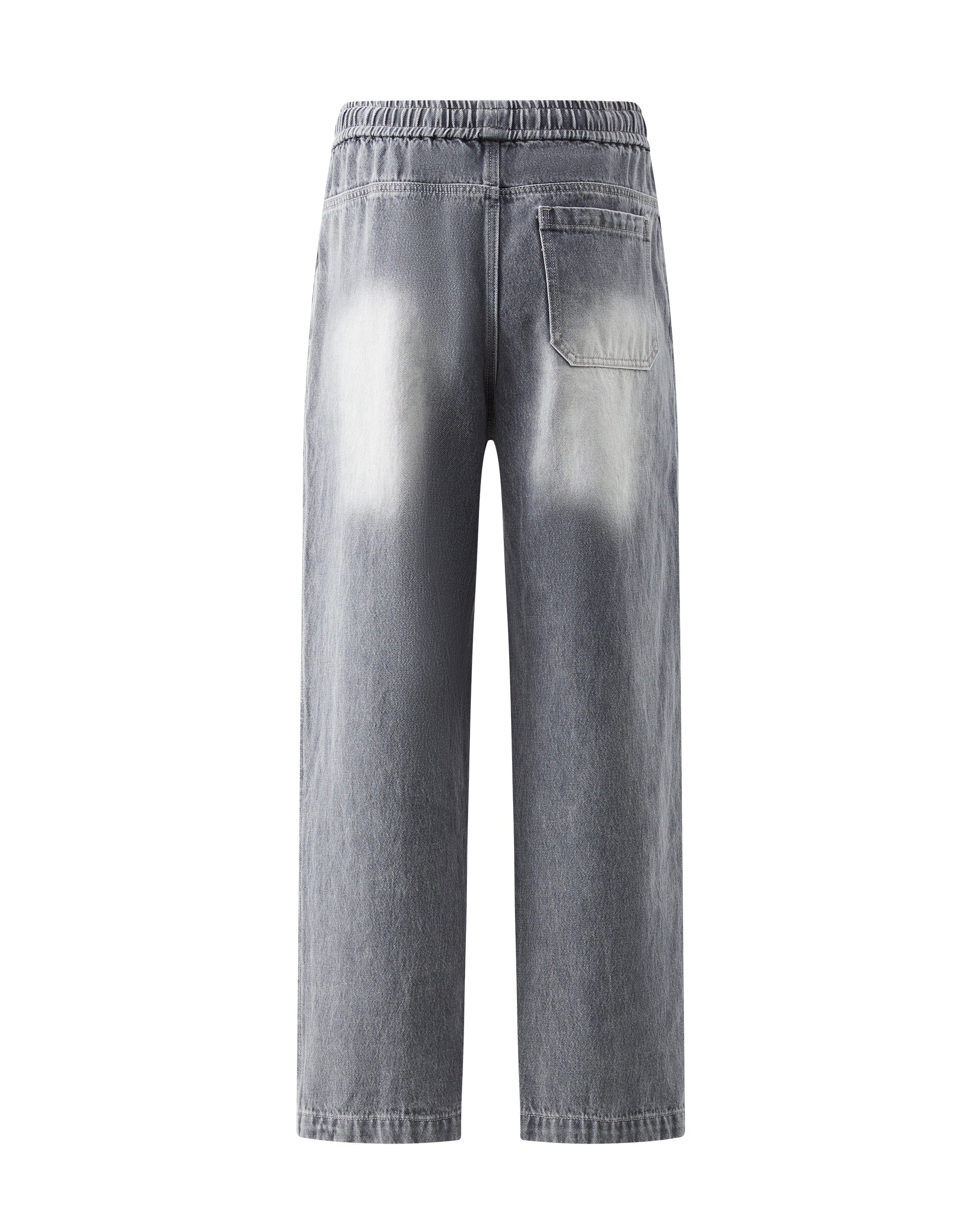 ORGANIC EMOTION Classic Washed Drawstring Jeans