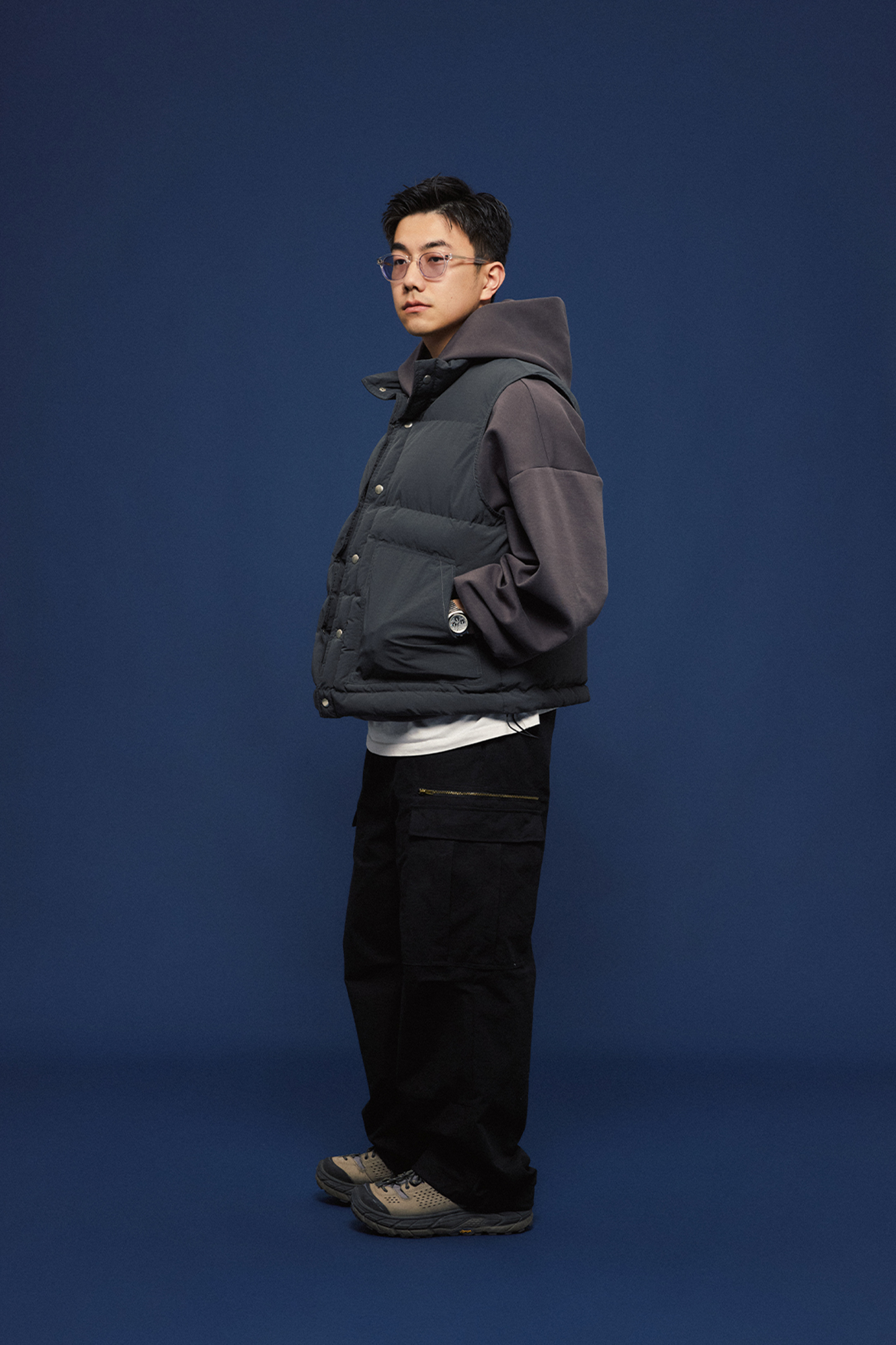 BANANA CLUB Essential Snap Down Vest