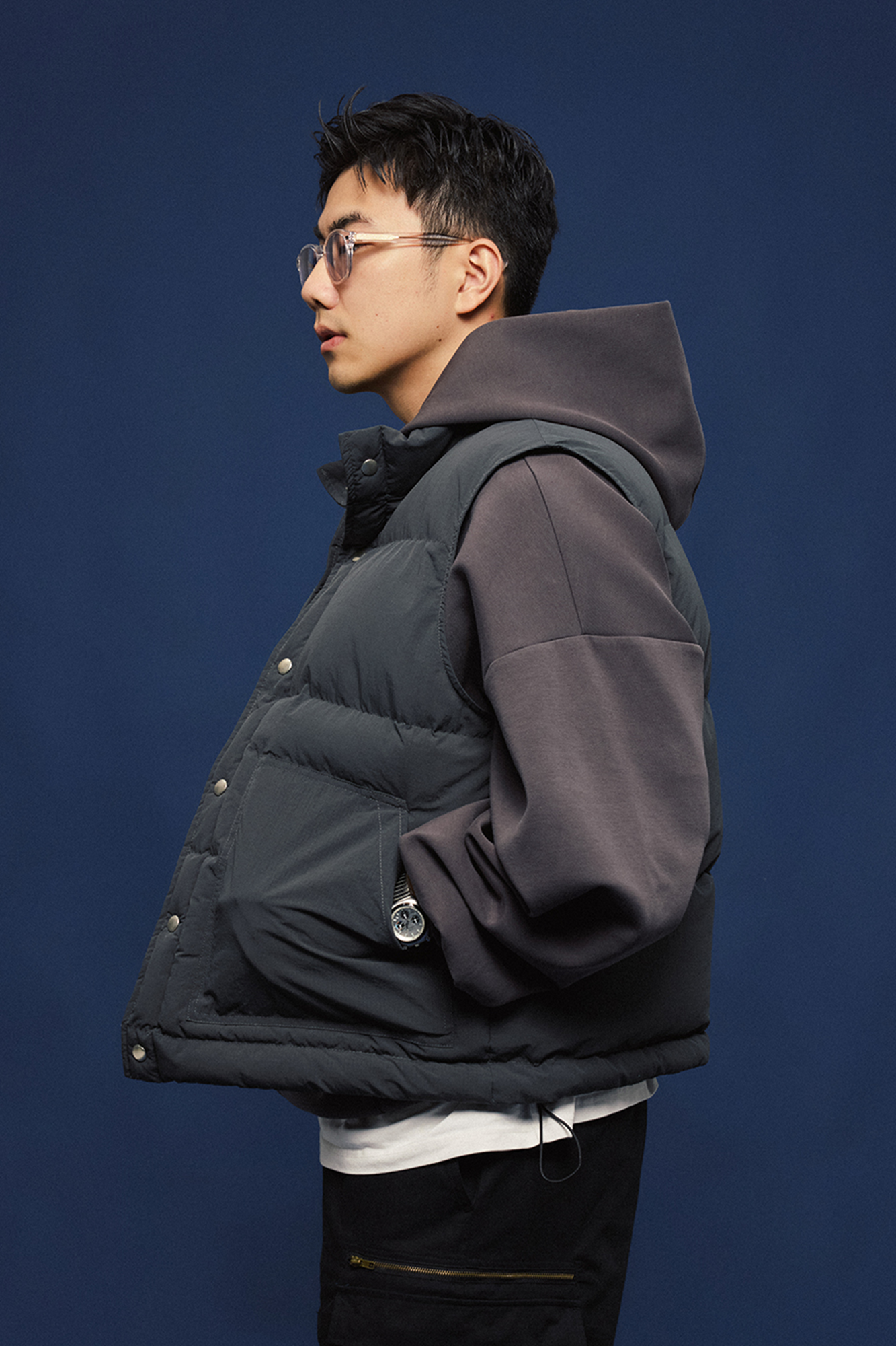 BANANA CLUB Essential Snap Down Vest