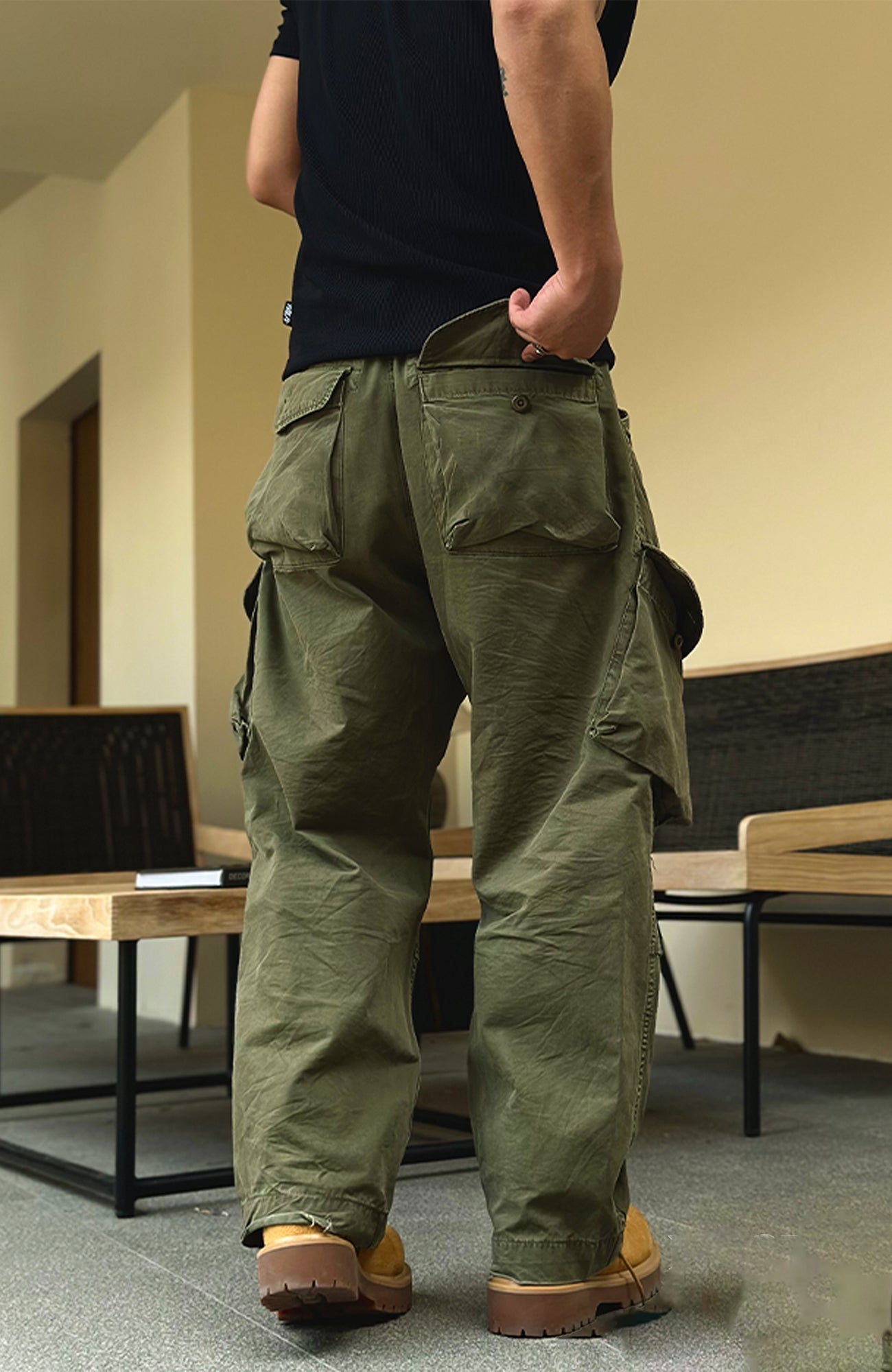 NEIGBORL Large Utility Pockets Cargo Pants, premium urban and streetwear designers apparel on PROJECTISR.com, NEIGBORL