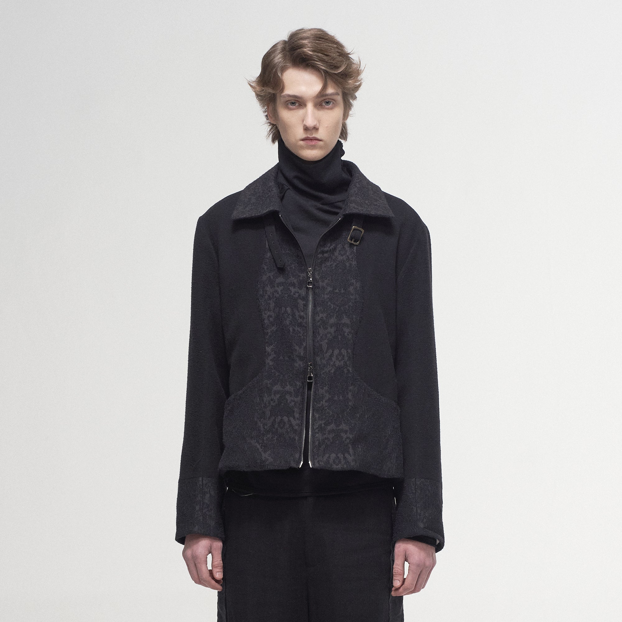 ILNya Nieternite Nifutur Jacquard Paneled Side Tab Jacket