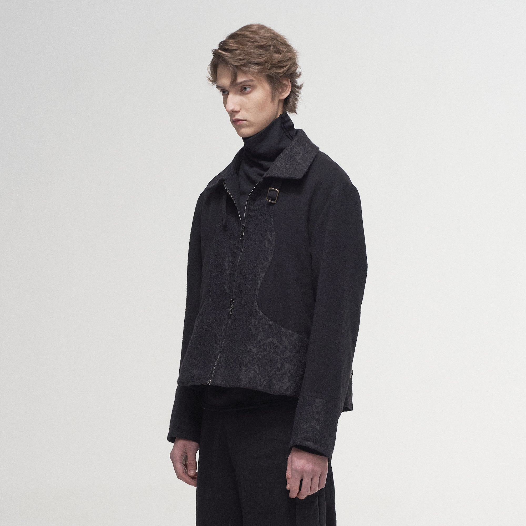 ILNya Nieternite Nifutur Jacquard Paneled Side Tab Jacket