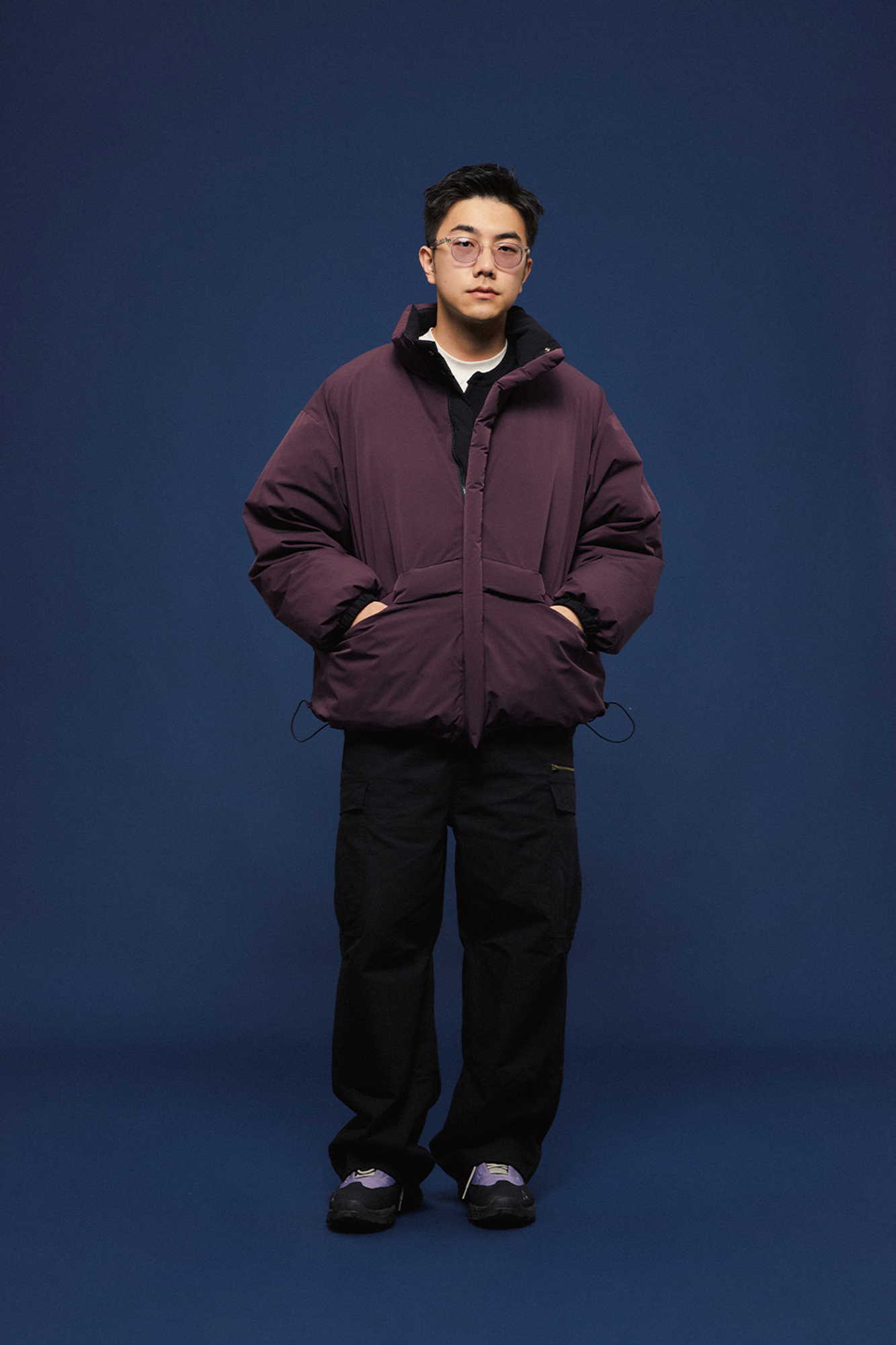 BANANA CLUB Reversible Snap Puffer Jacket