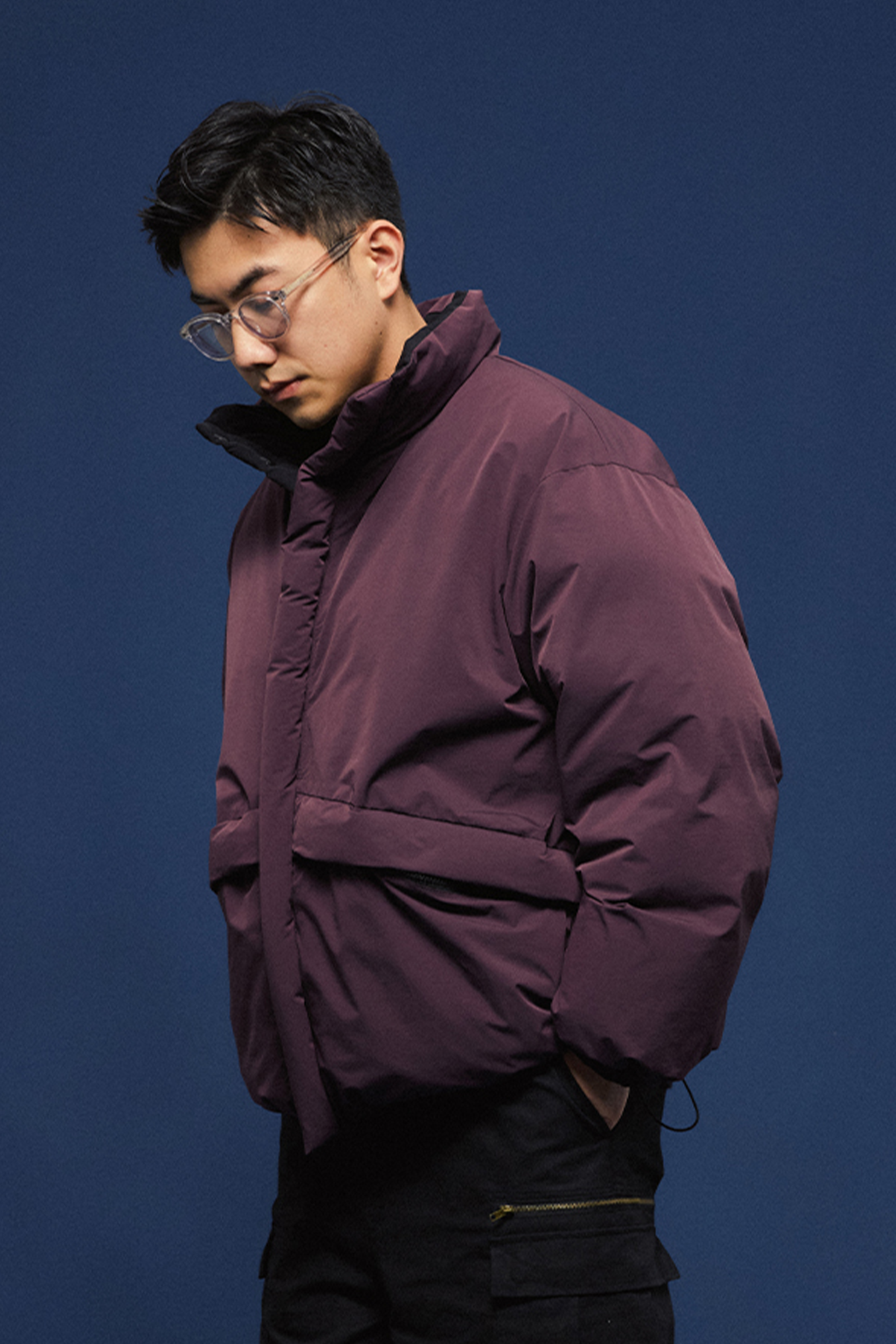 BANANA CLUB Reversible Snap Puffer Jacket