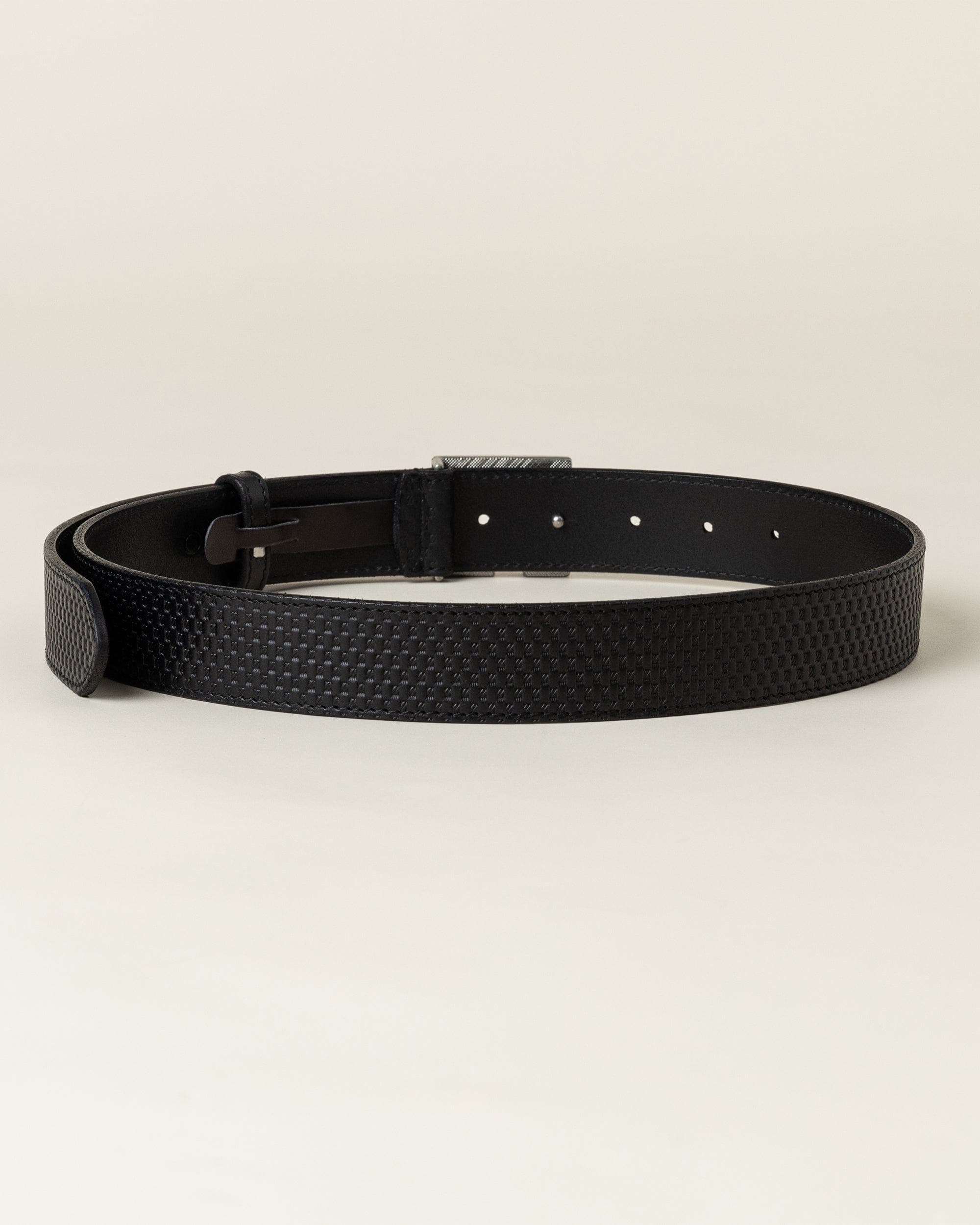 OPICLOTH Classic Embossed Leather Belt, premium urban and streetwear designers apparel on PROJECTISR.com, OPICLOTH