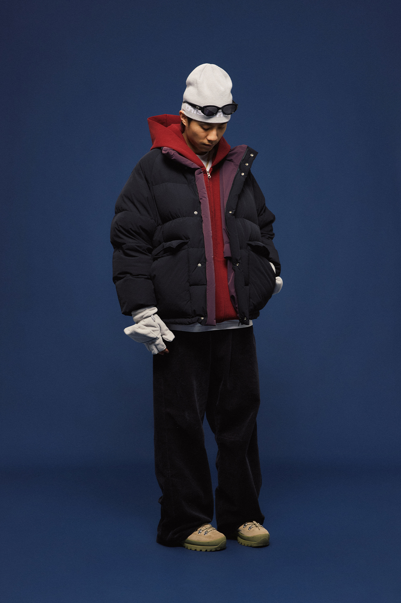 BANANA CLUB Reversible Snap Puffer Jacket