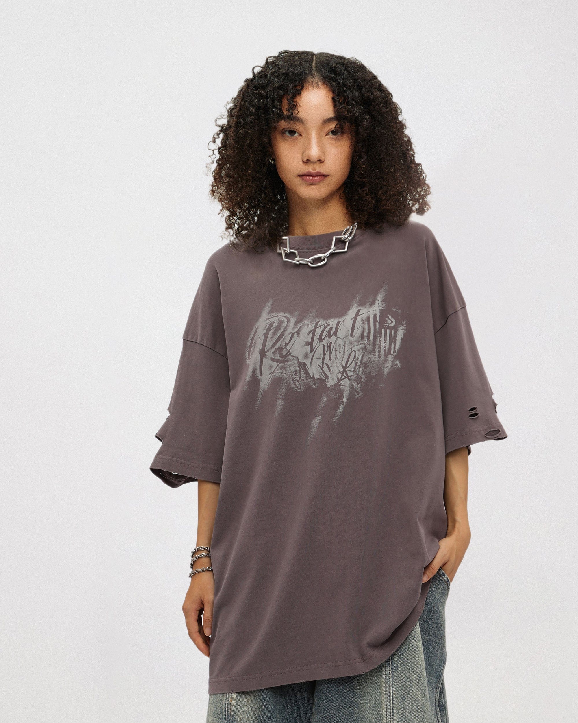 OVDY Restart Ripped T-Shirt