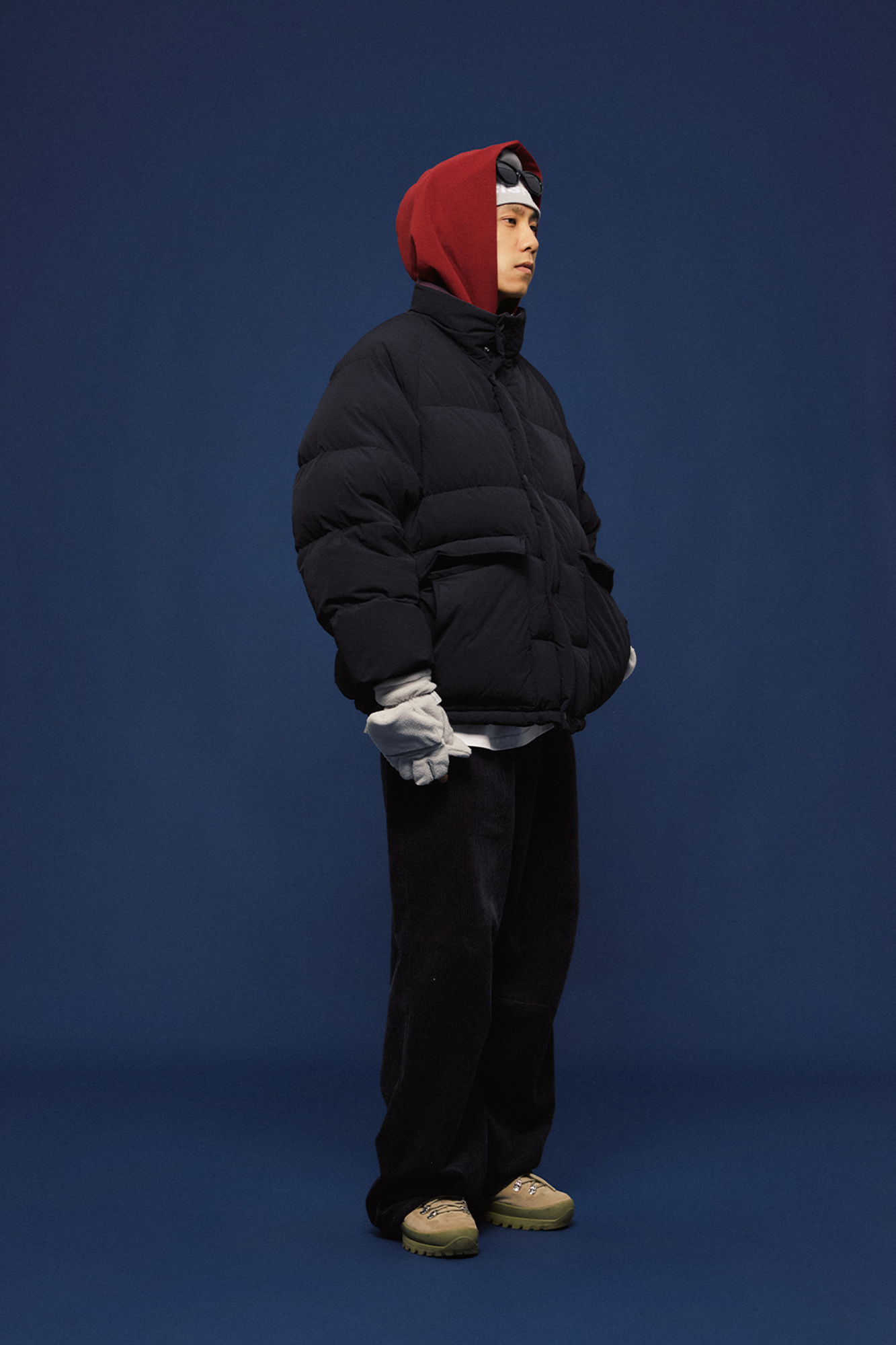 BANANA CLUB Reversible Snap Puffer Jacket