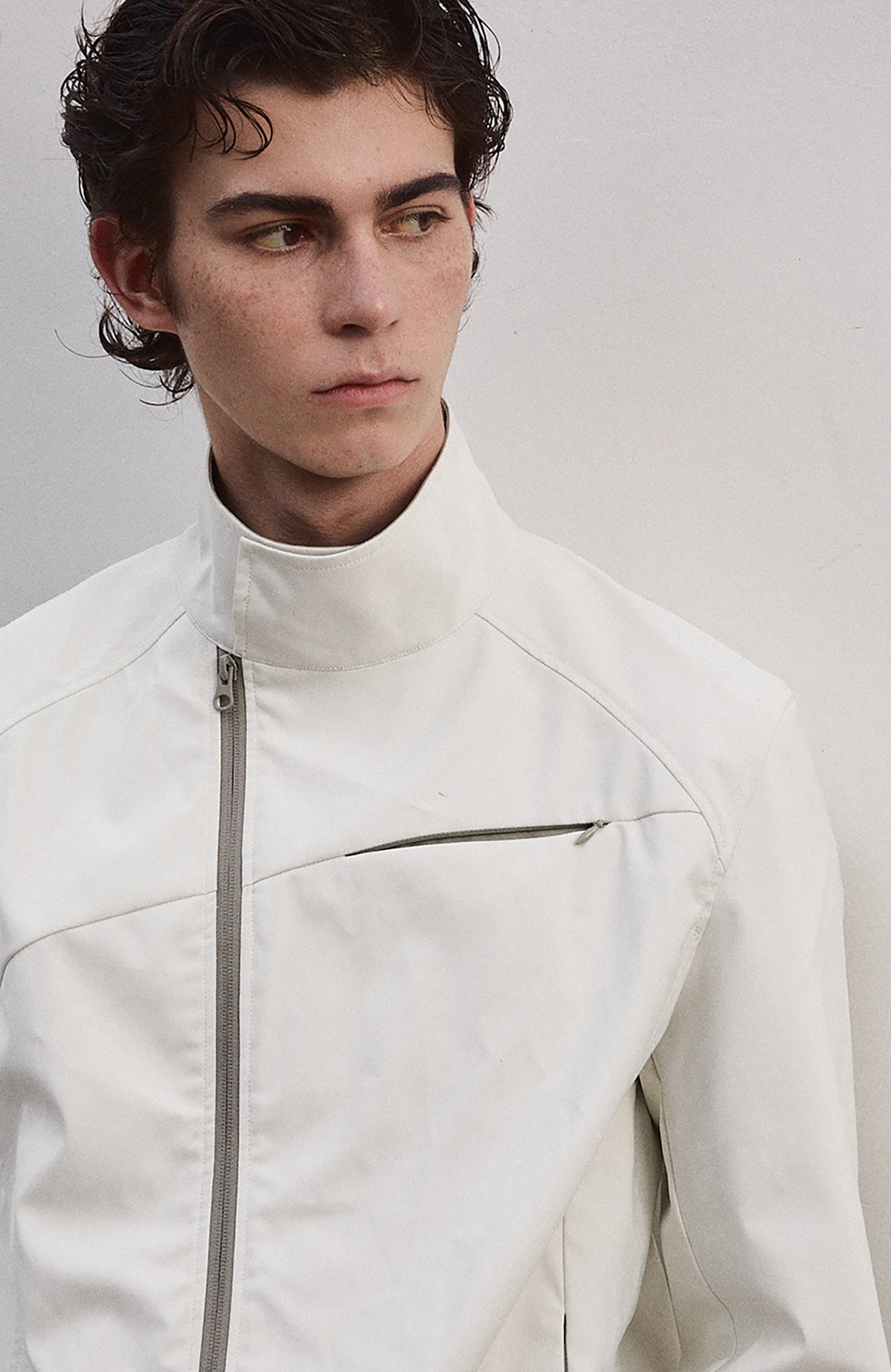 KREATE Asymmetric Zip-Up Utility Jacket