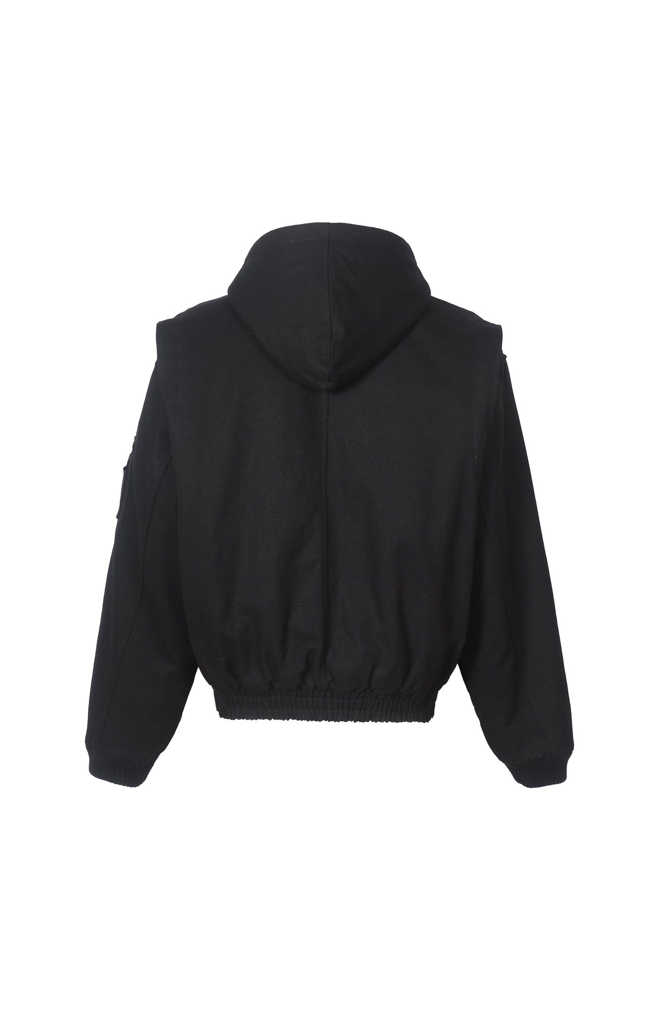 MAKEMORE Sherpa-Lined Canvas Hooded Jacket
