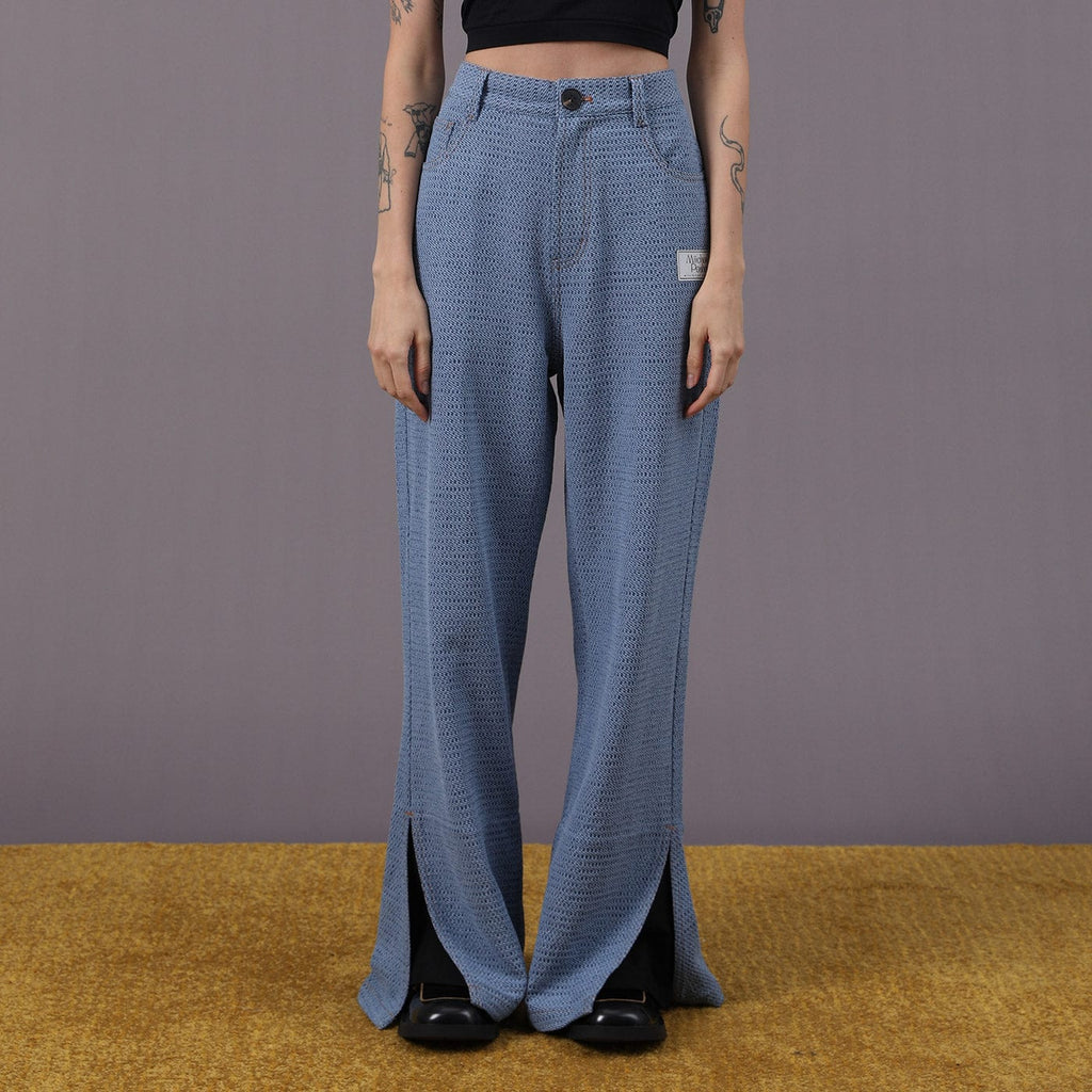 MIICHOUS Texture Slit Jeans, premium urban and streetwear designers apparel on PROJECTISR.com, Miichous