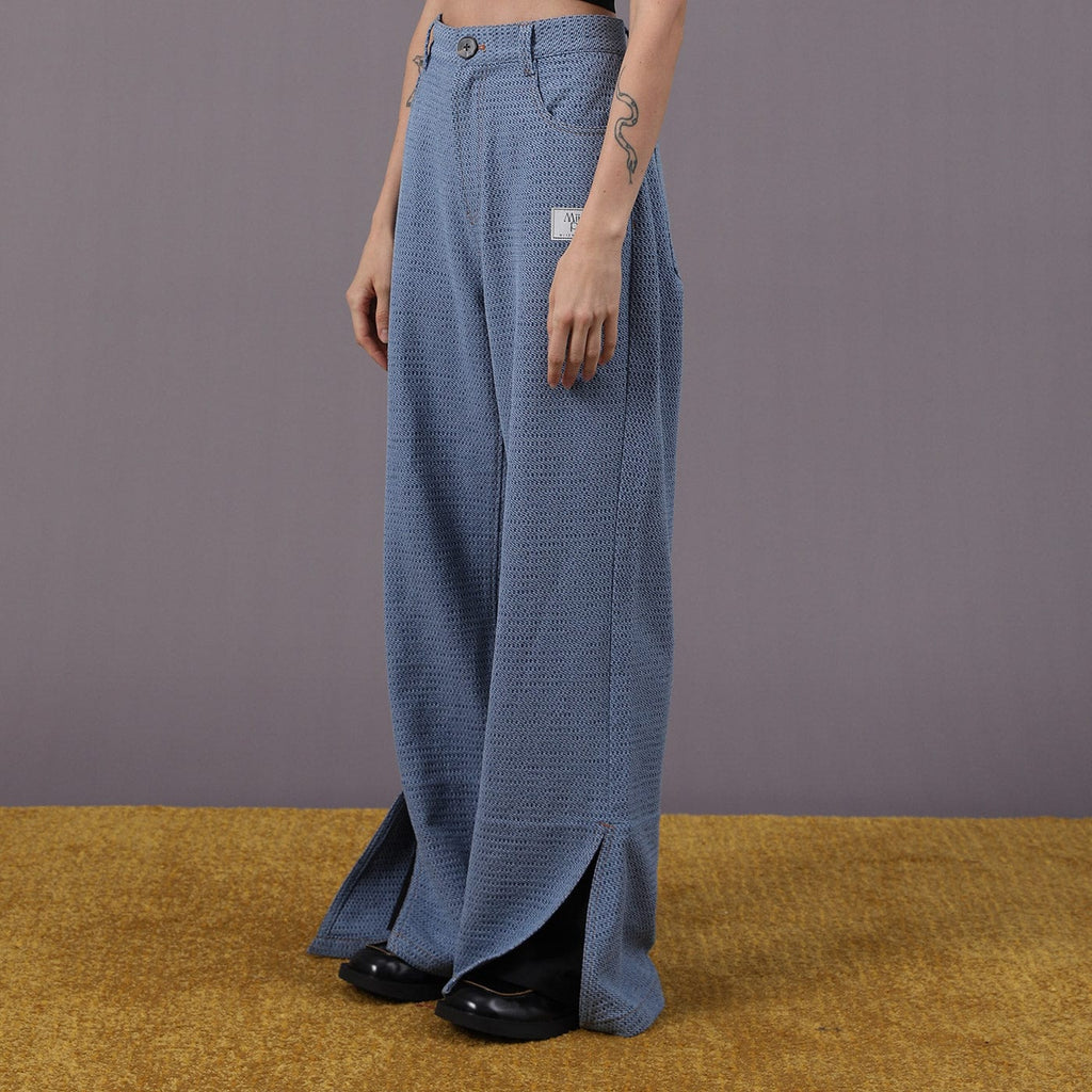 MIICHOUS Texture Slit Jeans, premium urban and streetwear designers apparel on PROJECTISR.com, Miichous