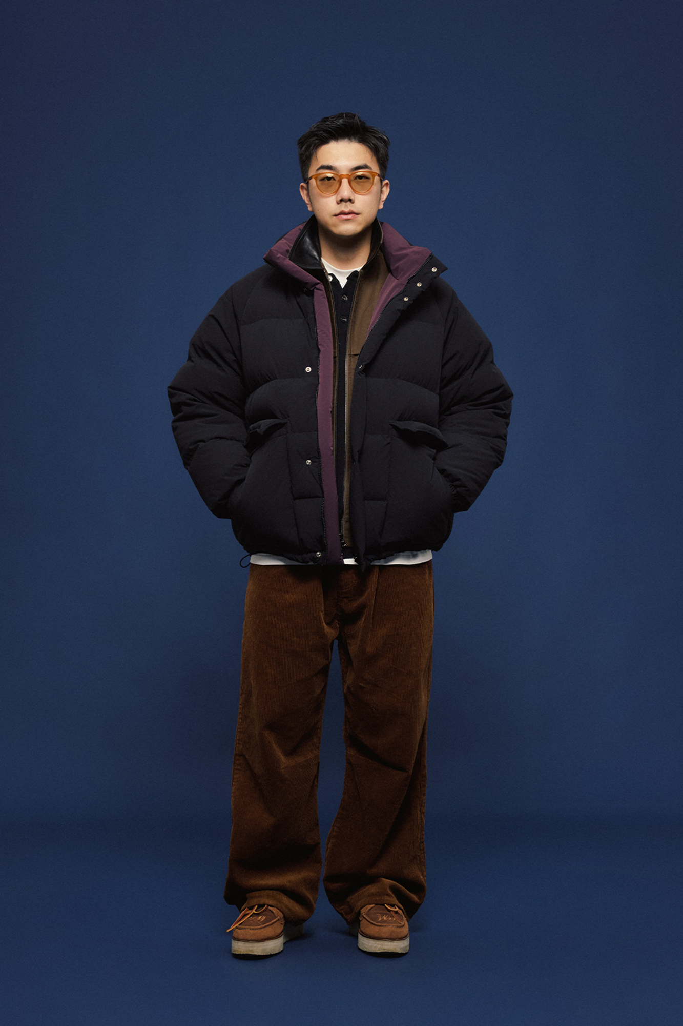 BANANA CLUB Reversible Snap Puffer Jacket