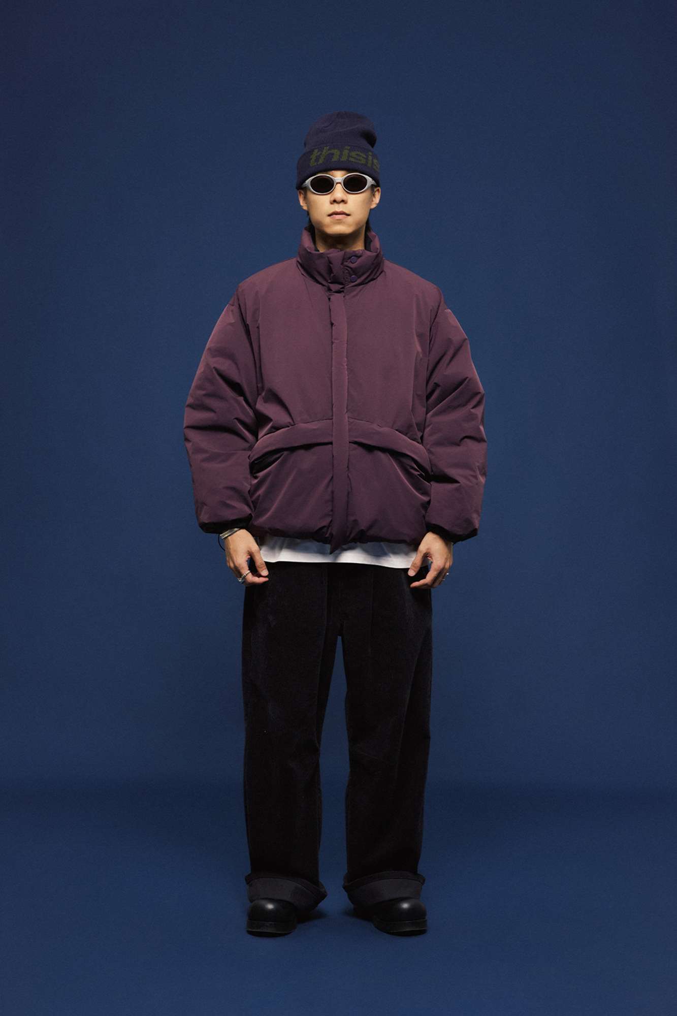 BANANA CLUB Reversible Snap Puffer Jacket