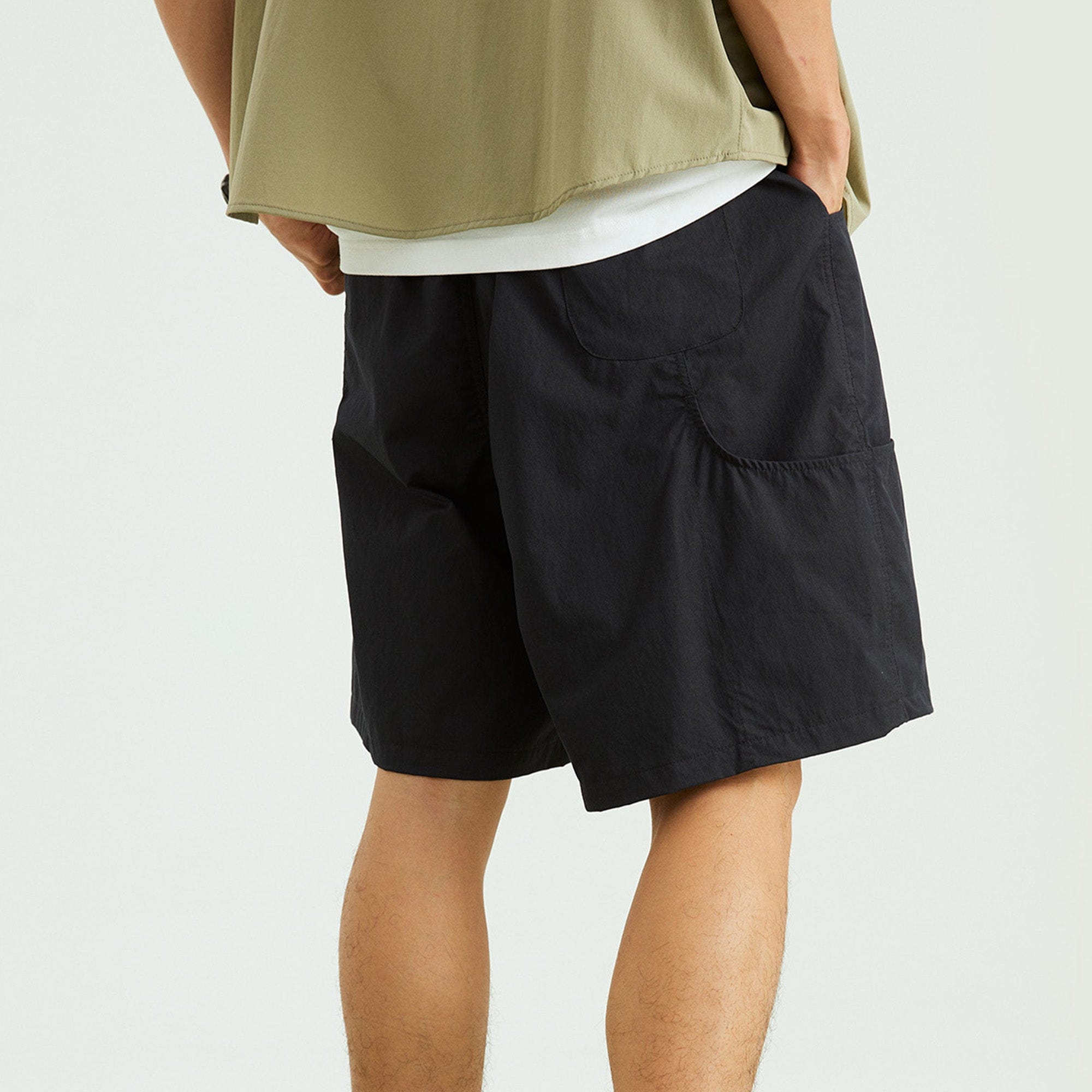 ONADAILYBASIS Layered Pocket Quick-Dry Outdoor Shorts, premium urban and streetwear designers apparel on PROJECTISR.com, ONADAILYBASIS