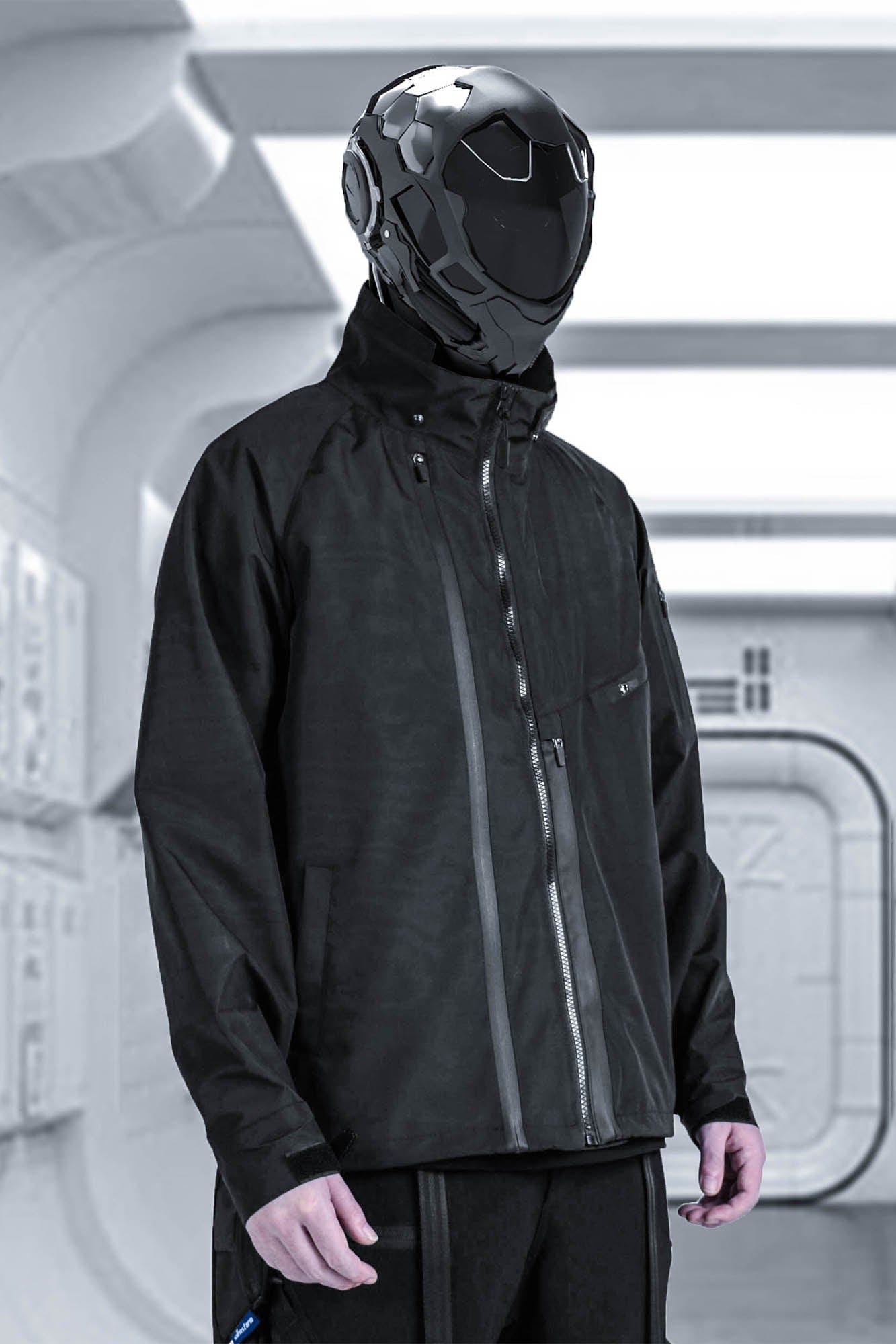 SILENSTORM Waterproof Double-Zip Multi-Pocket Jacket, premium urban and streetwear designers apparel on PROJECTISR.com, SILENSTORM