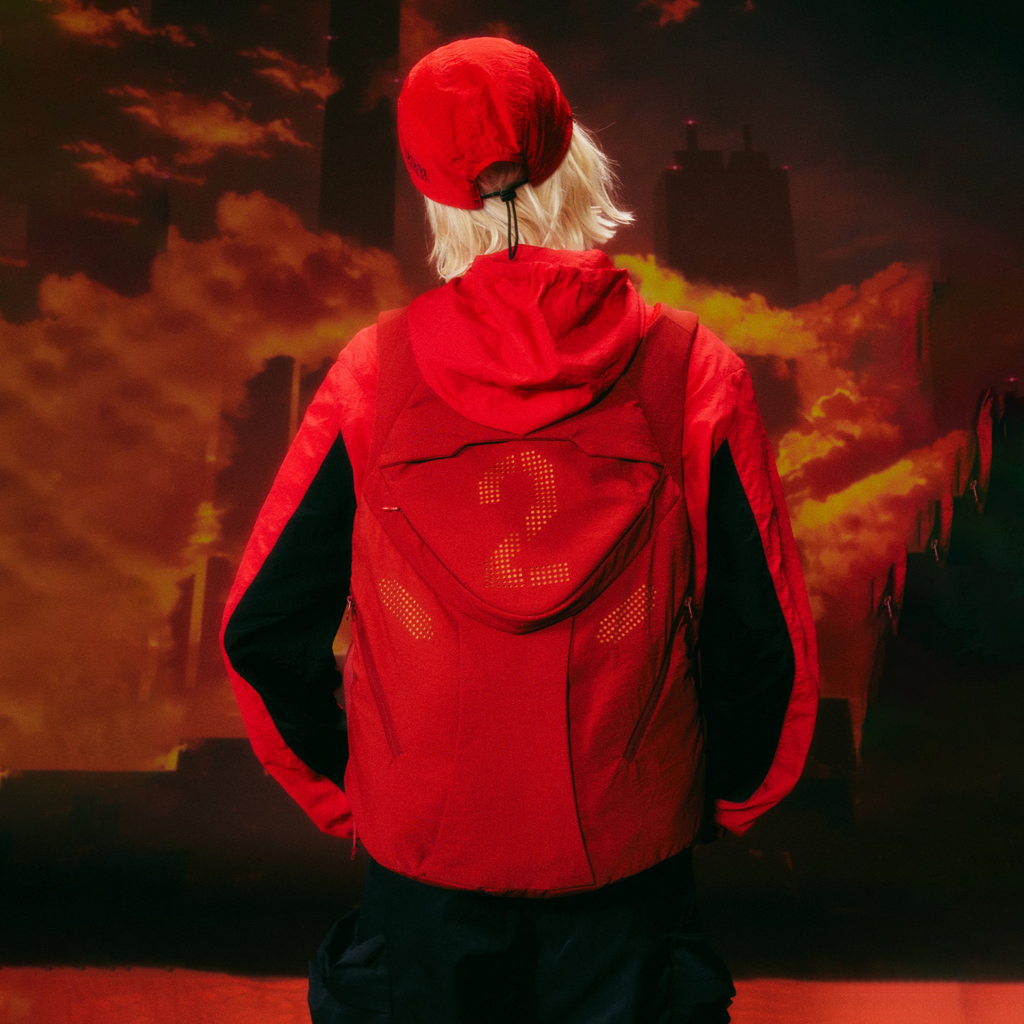 DONSMOKE x EVA Number Mesh Lightweight Backpack