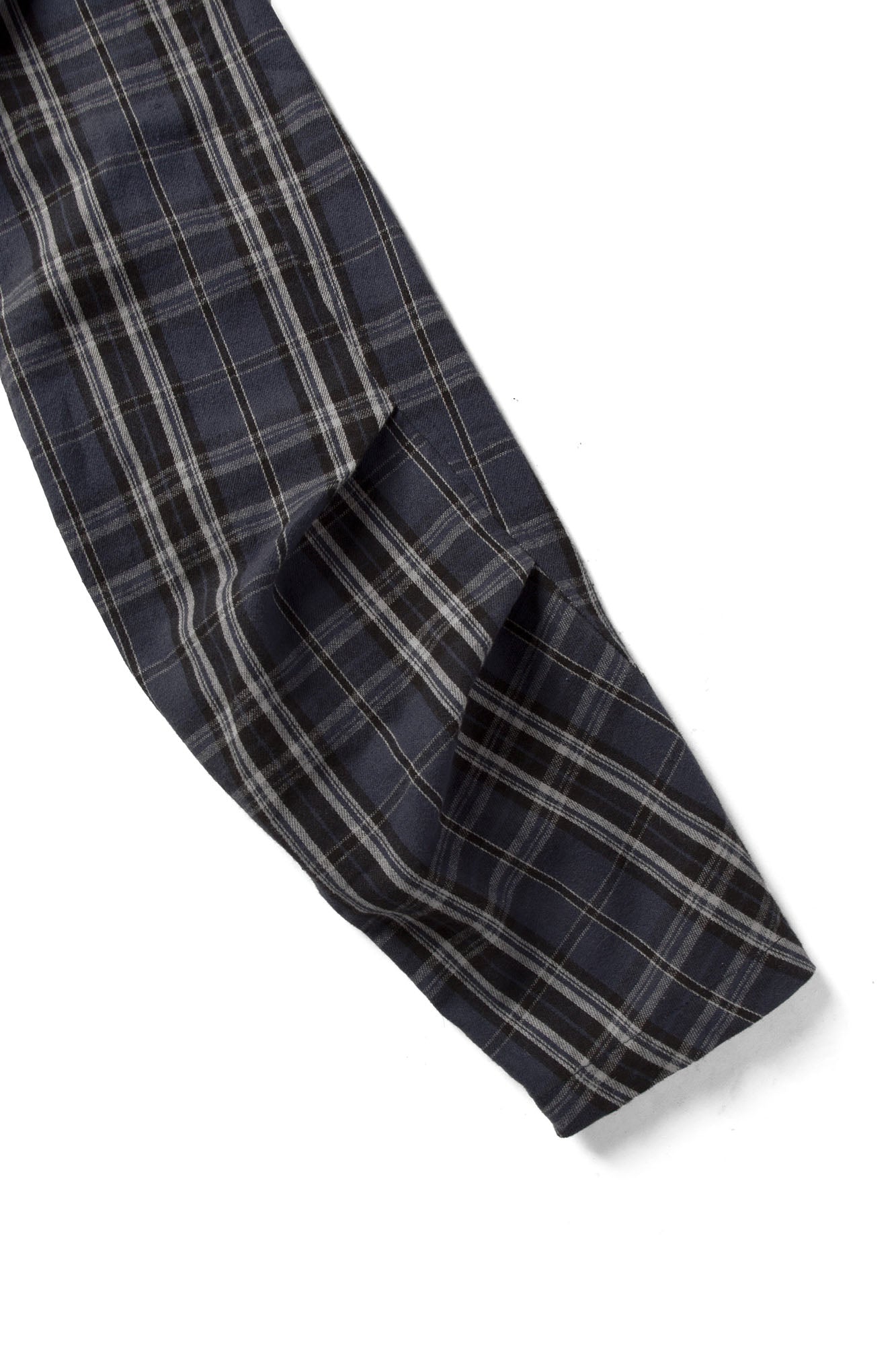 RELABEL Detachable Hood Multi-Zip Plaid Oversized Shirt