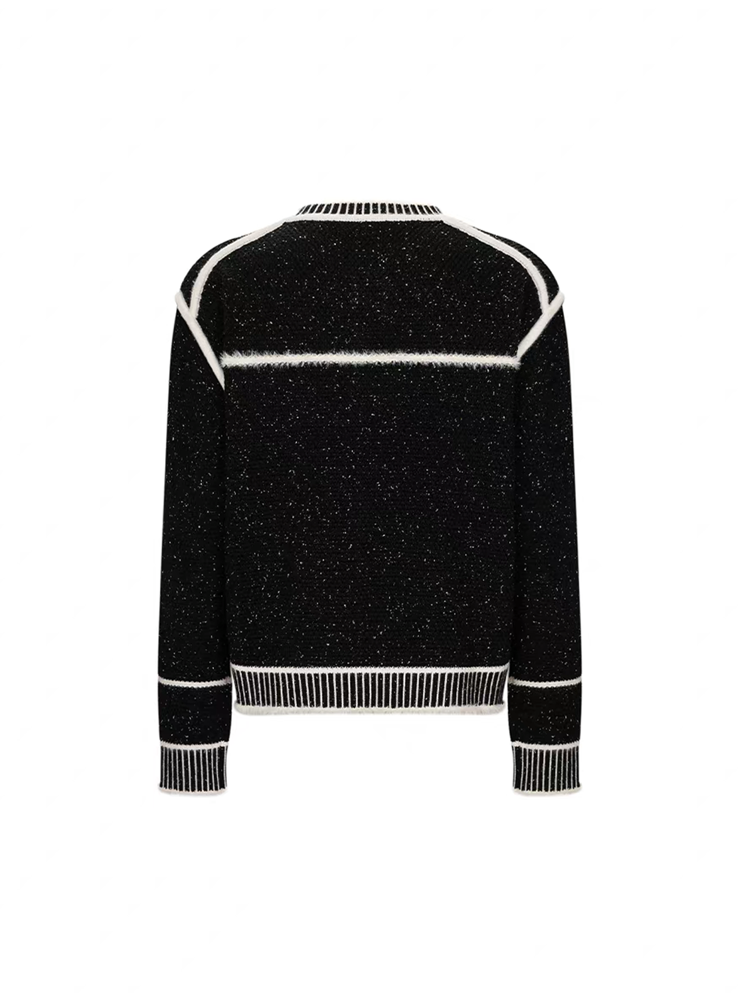 TIWILLTANG Contrast Stitch Knit Jacket