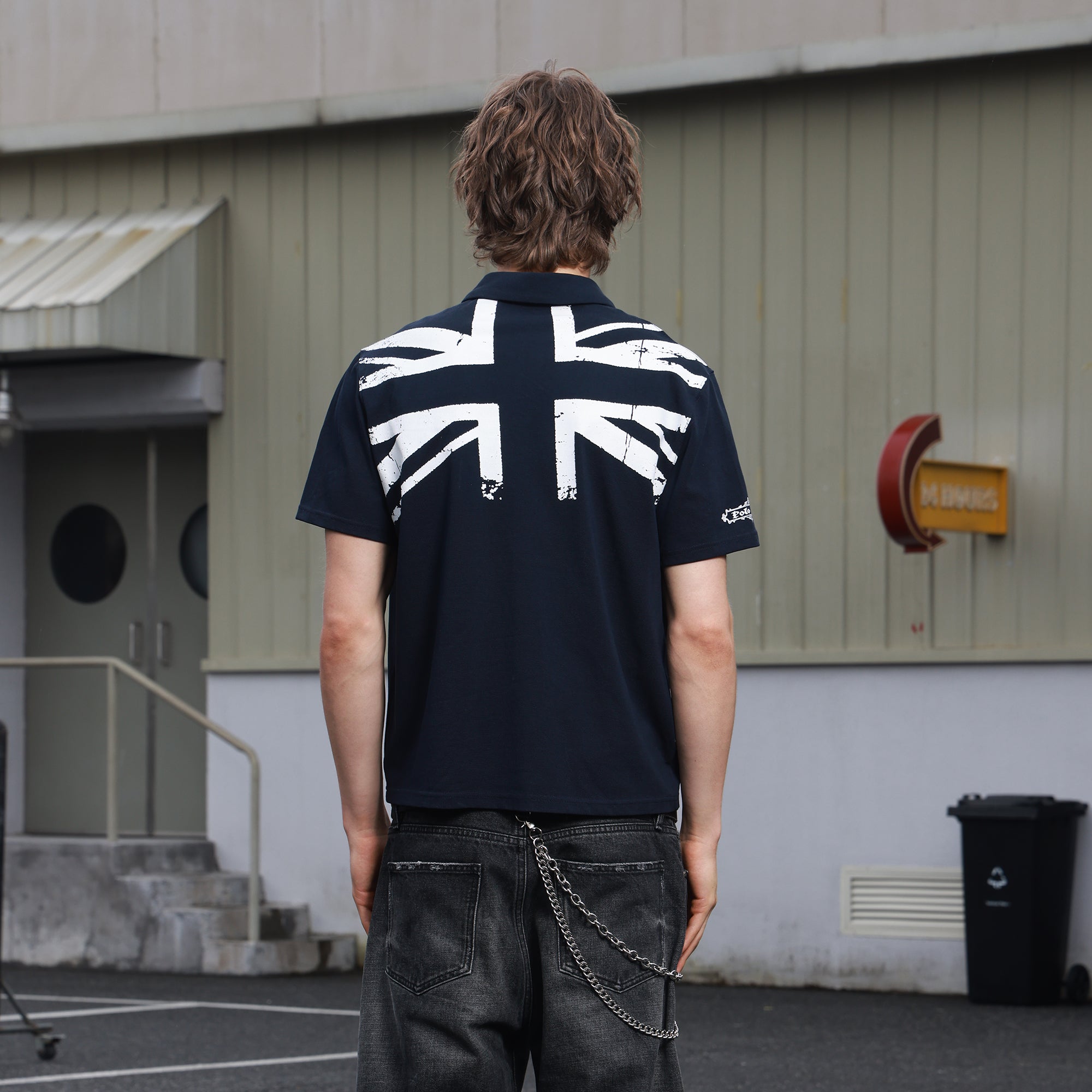 SAVAGEGROWTHWORLD Retro Crest Graphic Polo Tee