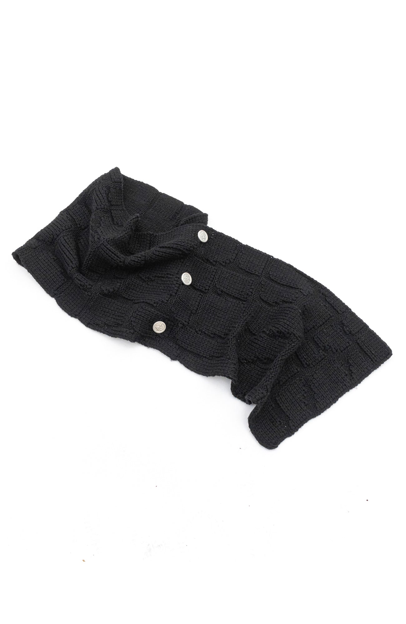 IN EXISTENCE Convertible Coin-Embellished Wool-Blend Scarf, premium urban and streetwear designers apparel on PROJECTISR.com, IN EXISTENCE