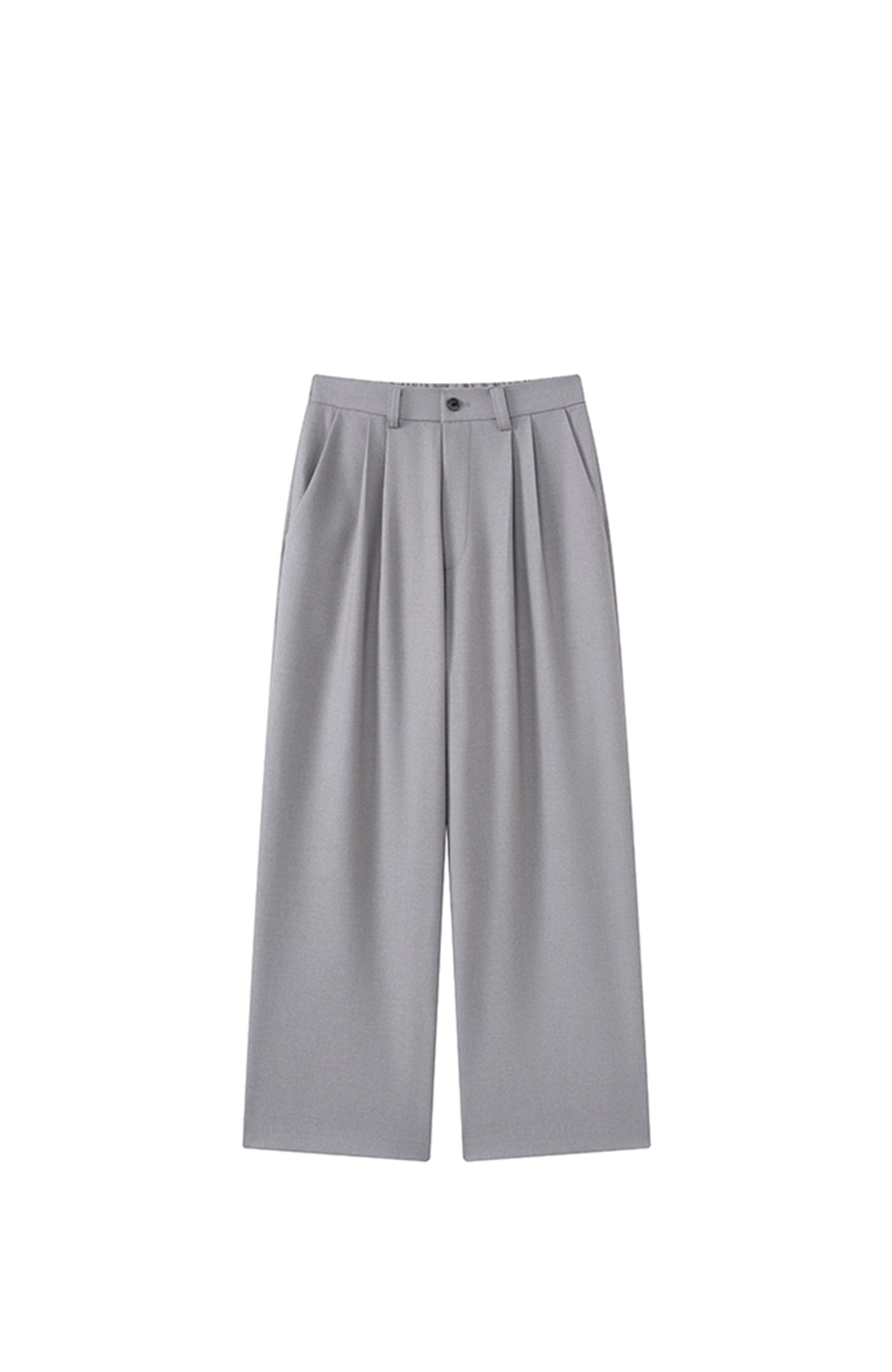 JIECHI Wide-Leg Pleated Suit Pants