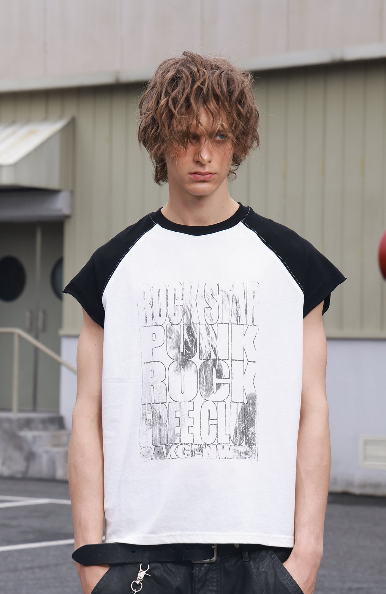 SAVAGEGROWTHWORLD Washed Rockstar Raglan T-Shirt