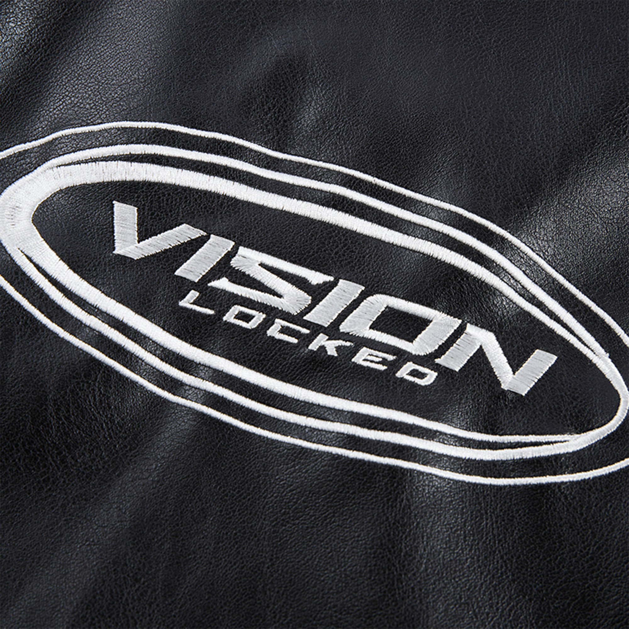 F2CE Racing Patch Contrast Panel PU Moto Jacket