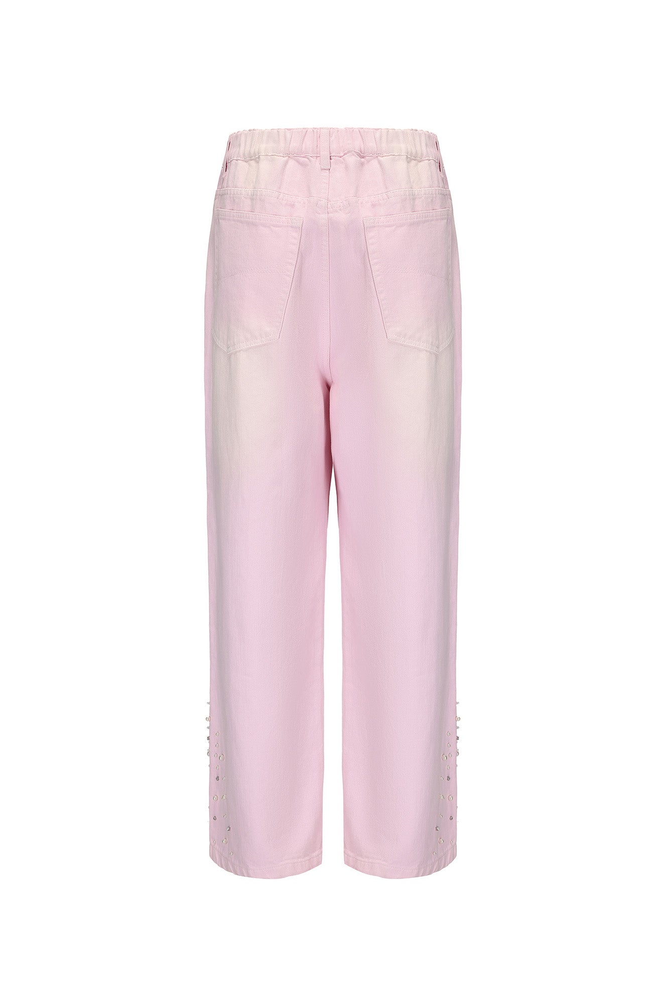 VANN VALRENCE Washed Beaded Double-Knee Trousers, premium urban and streetwear designers apparel on PROJECTISR.com, VANN VALRENCE