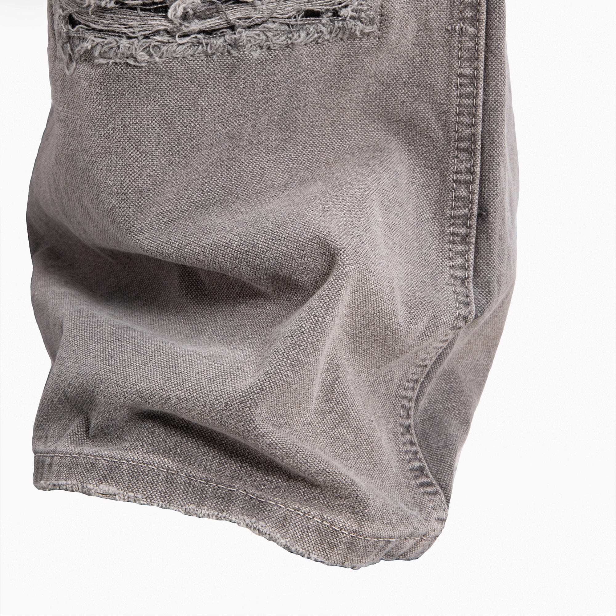 CATSSTAC Distressed Double-Knee Carpenter Straight-Leg Jeans Gray, premium urban and streetwear designers apparel on PROJECTISR.com, CATSSTAC