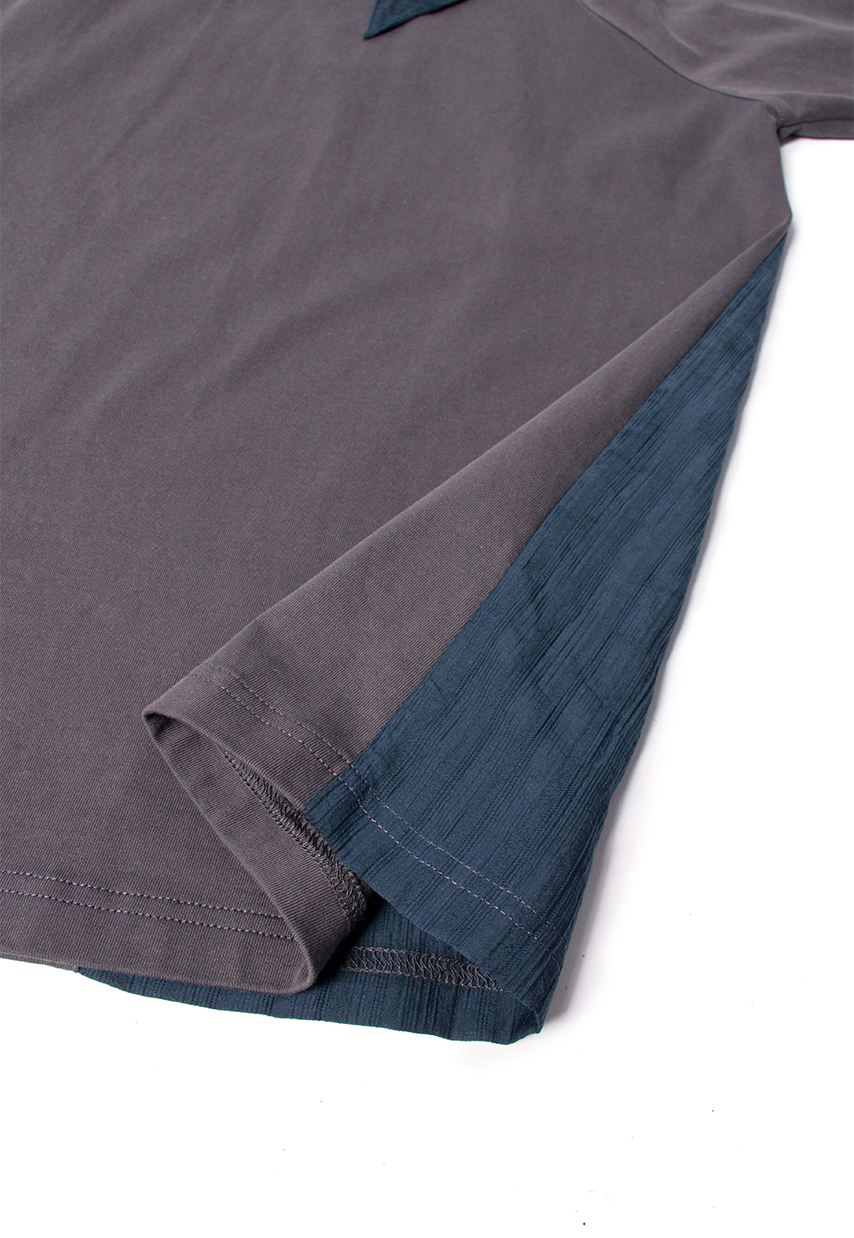RELABEL Deconstructed Scarf Long-Sleeve Tee